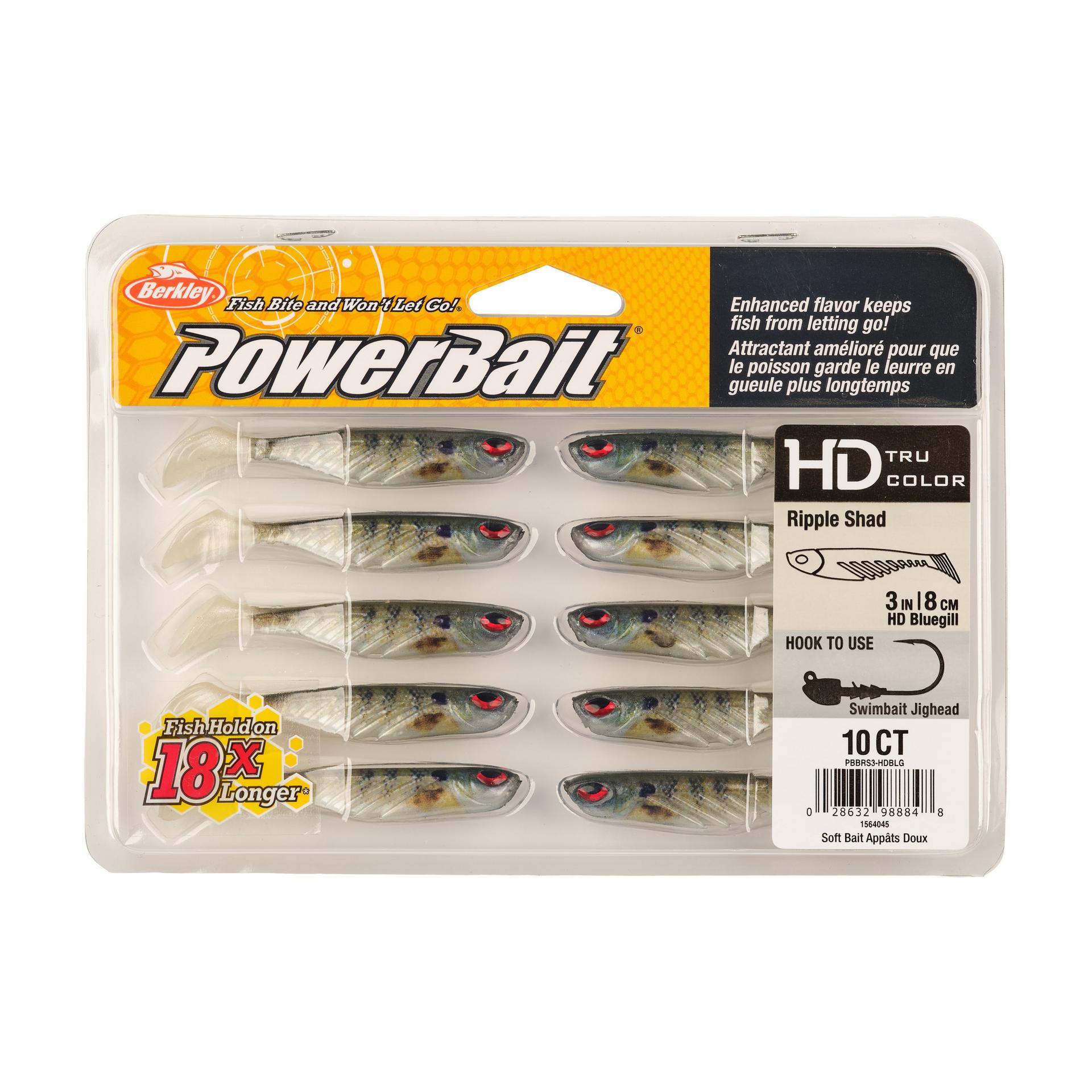 Berkley PowerBaitRippleShad 3in HDBluegill PKG | Berkley Fishing