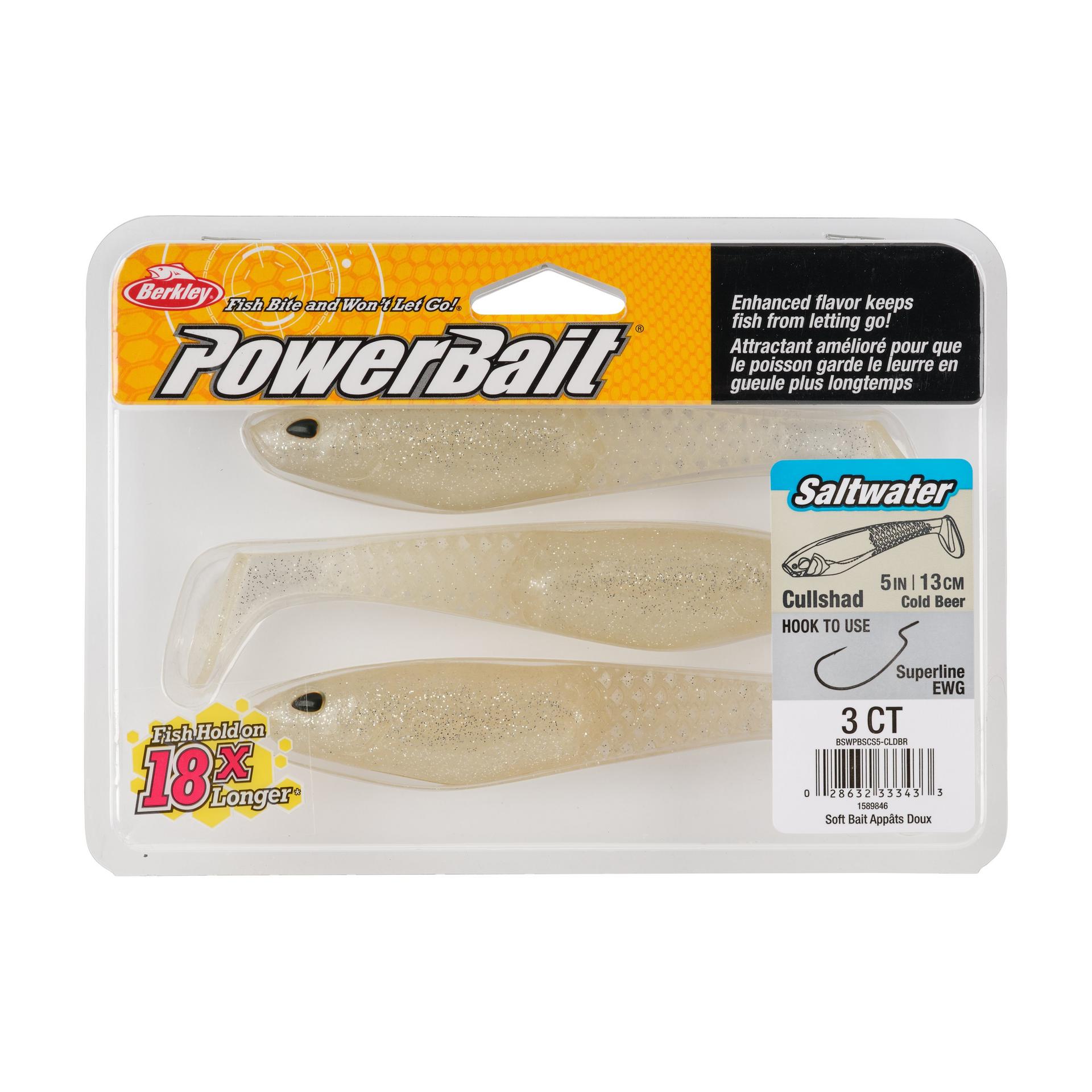 Berkley PowerBaitSaltwaterCullShad ColdBeer 5in PKG | Berkley Fishing