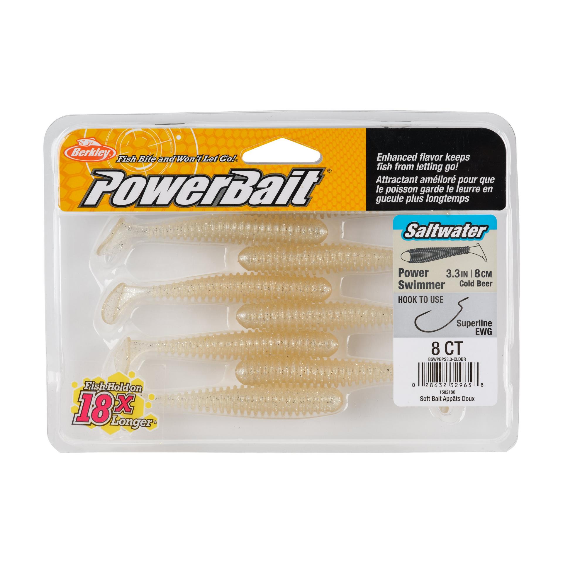 Berkley PowerBaitSaltwaterPowerSwimmer ColdBeer 3.3in PKG | Berkley Fishing