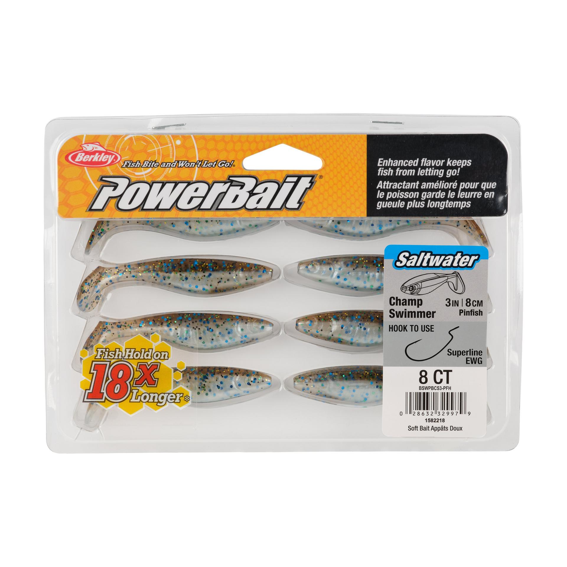 Berkley PowerBaitSaltwaterTheChampSwimmer HDPinfish 3in PKG | Berkley Fishing