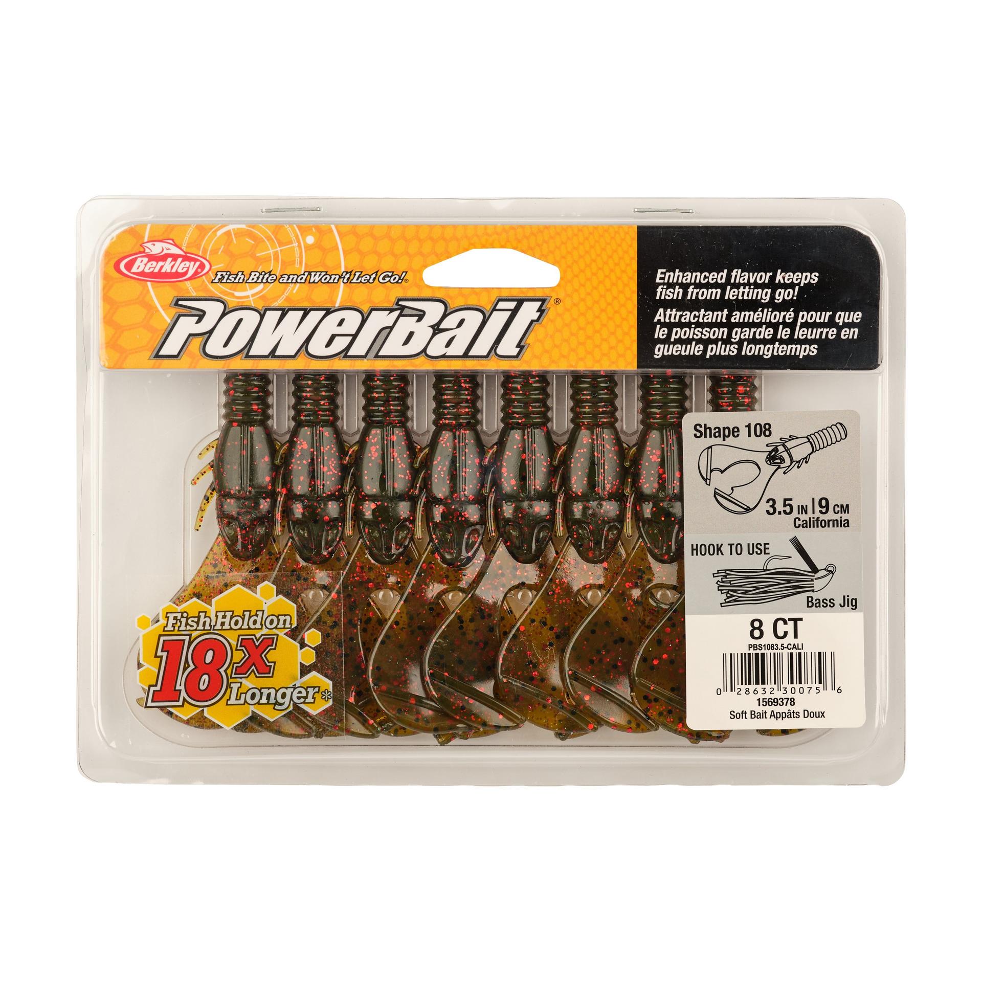 Berkley PowerBaitShape108 3.5in California PKG | Berkley Fishing