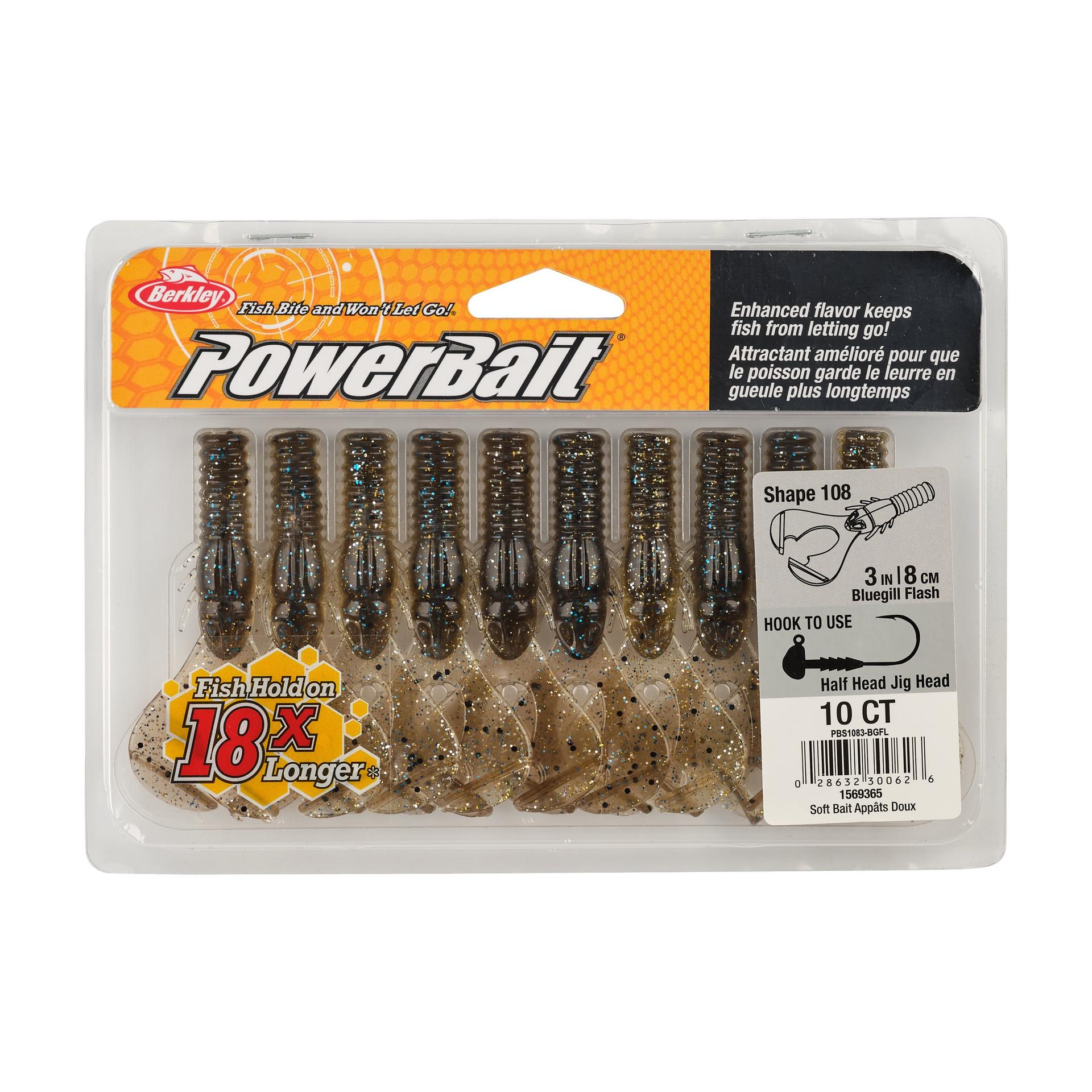 Berkley PowerBaitShape108 3in BluegillFlash PKG | Berkley Fishing