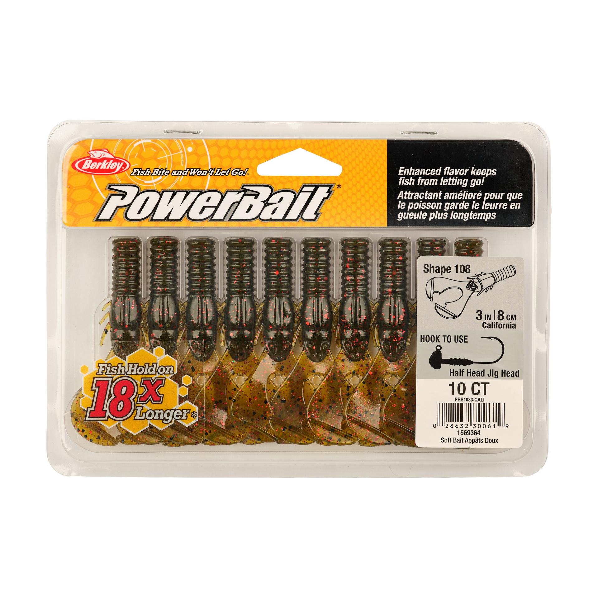 Berkley PowerBaitShape108 3in California PKG | Berkley Fishing