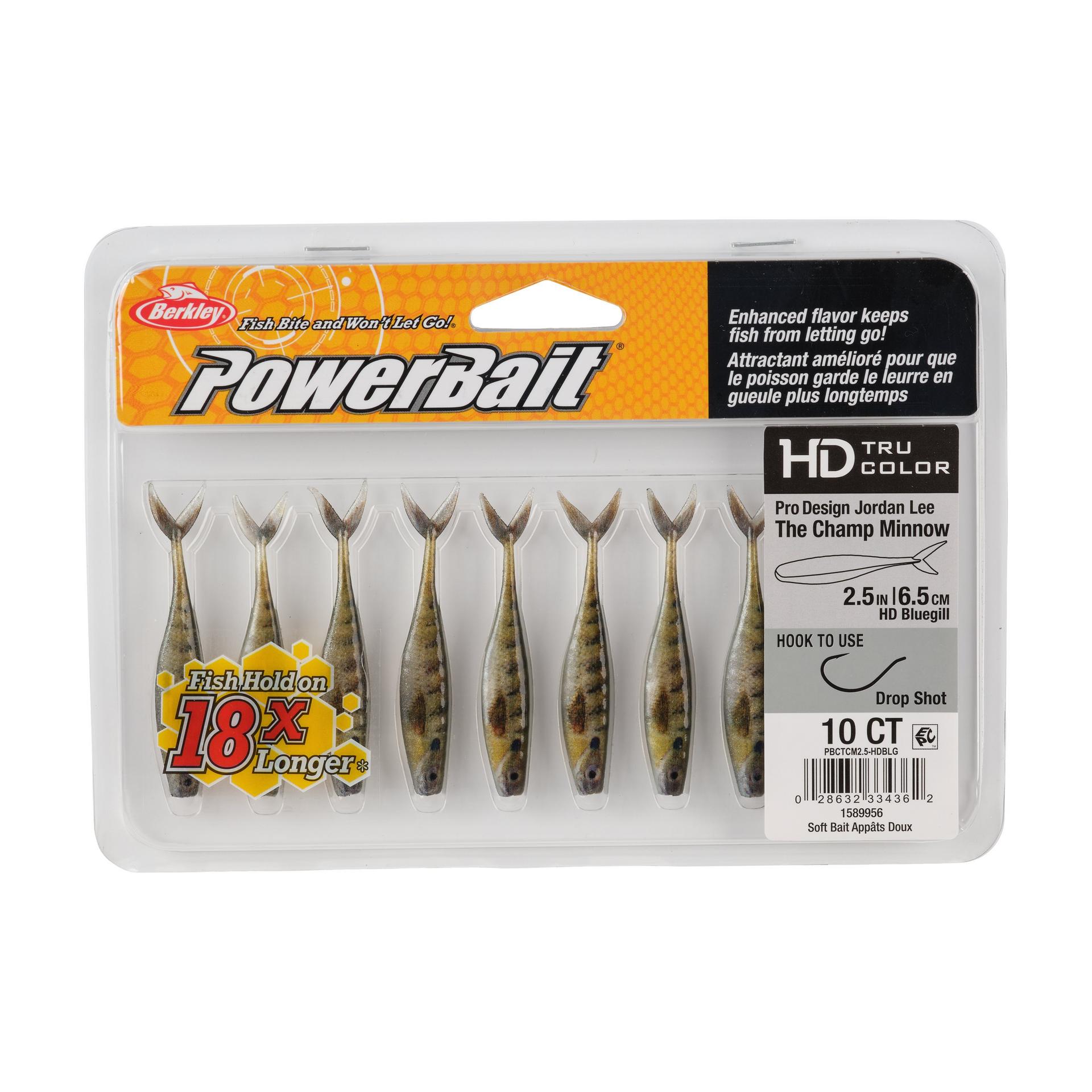 Berkley PowerBaitTheChampMinnow HDBluegill 2.5in PKG | Berkley Fishing