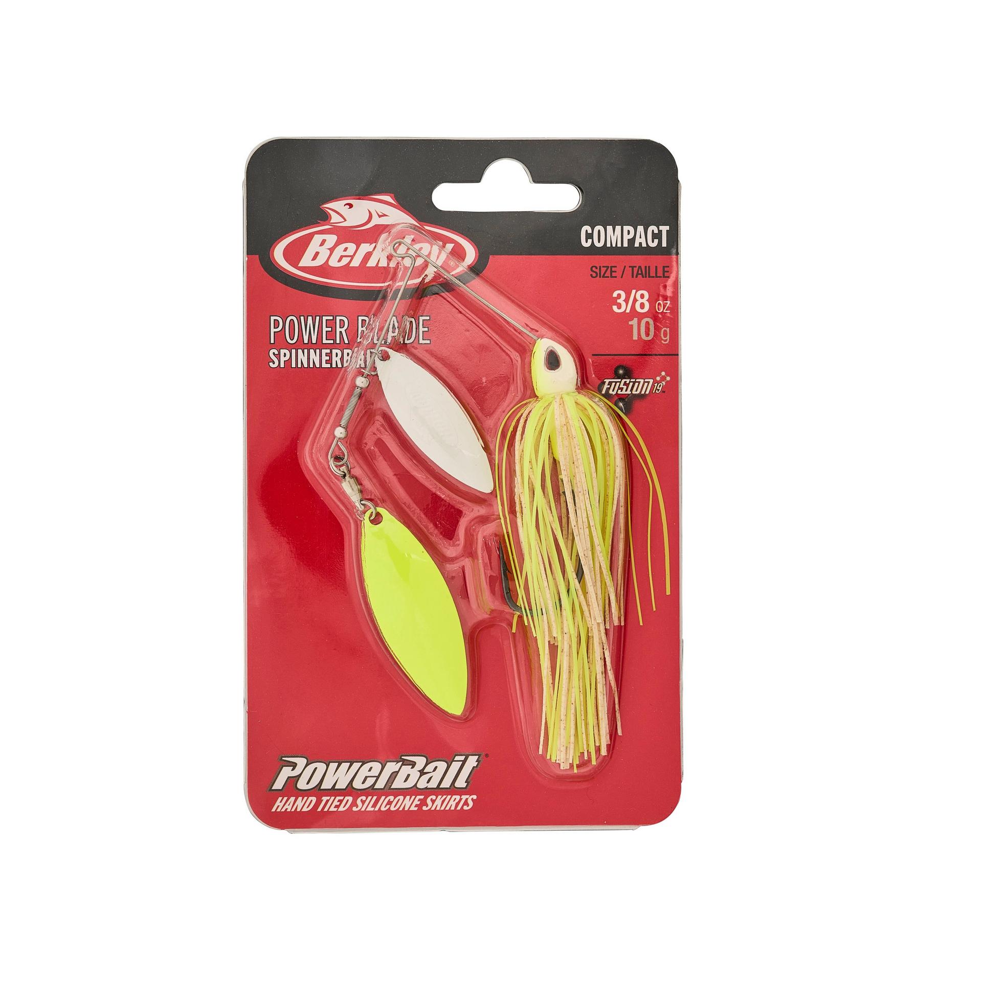 Berkley PowerBladeCompact 38WWWC WhiteChartreuse PKG | Berkley Fishing