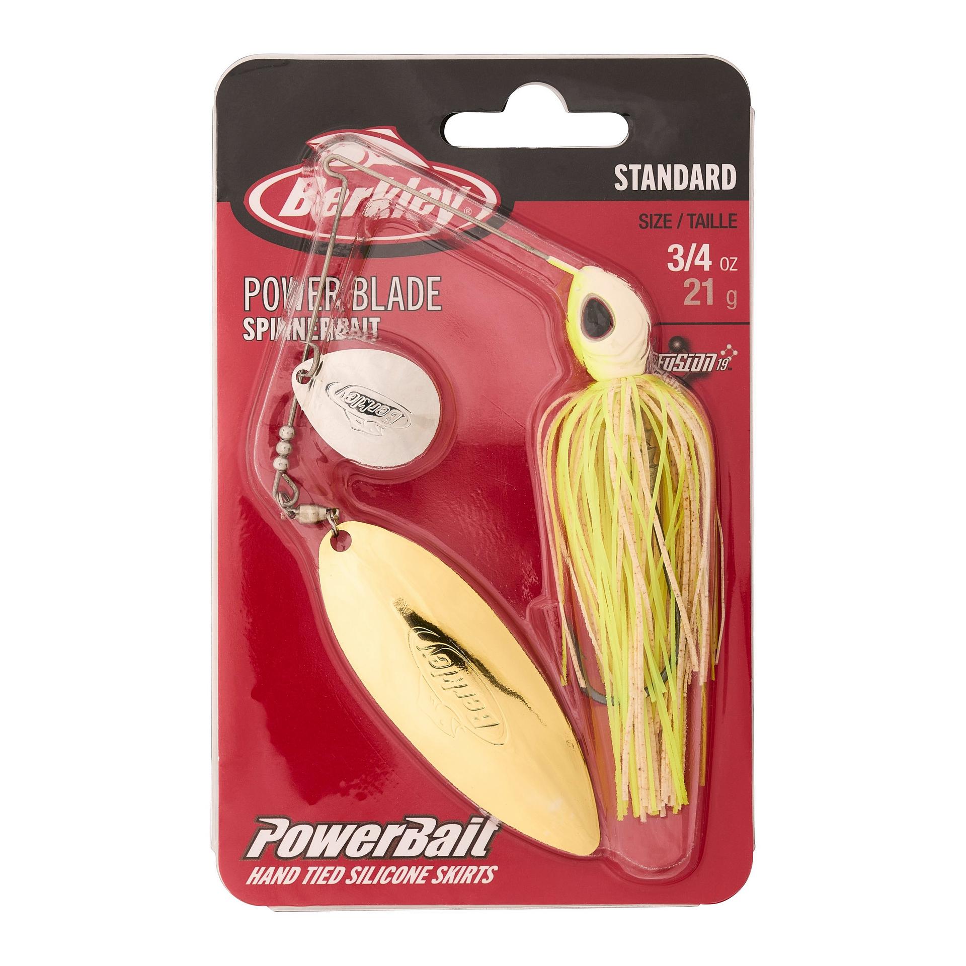 Berkley PowerBladeStandard 34CWLSG WhiteChartreuse PKG | Berkley Fishing