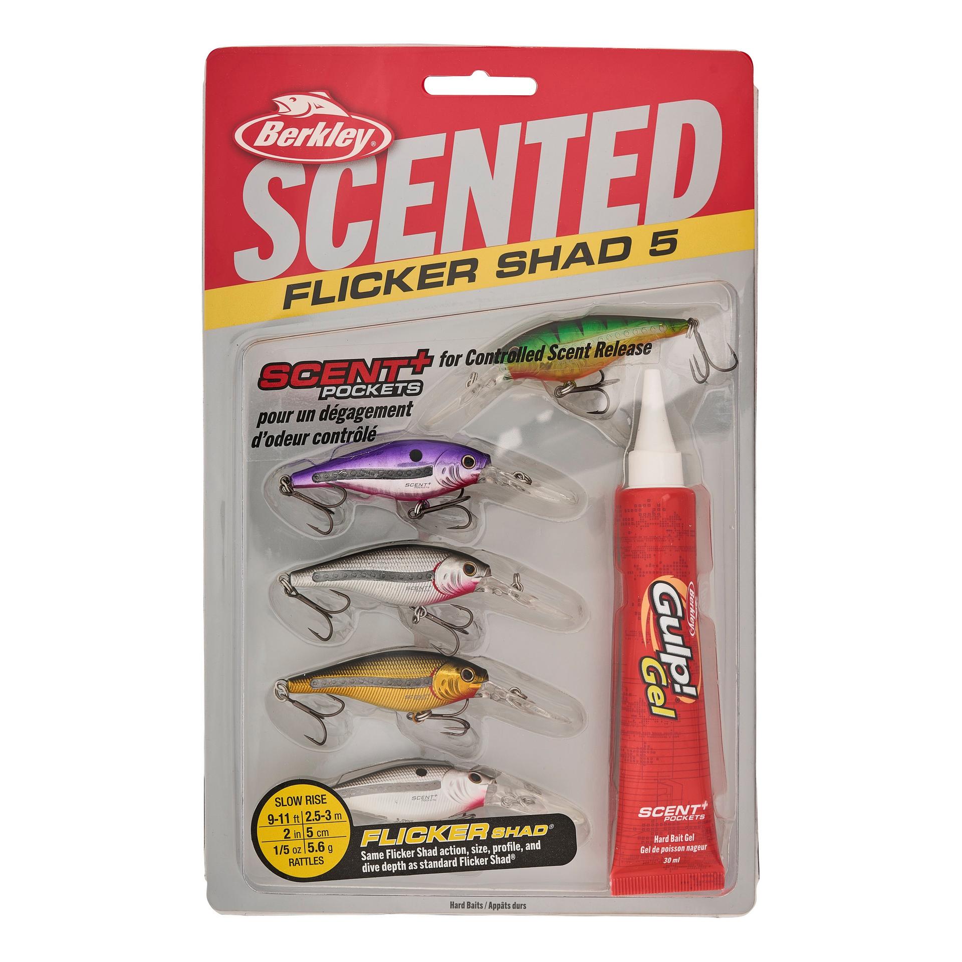 Berkley New Baits Scented Flicker Shad® Baitfish Pack Berkley Fishing®