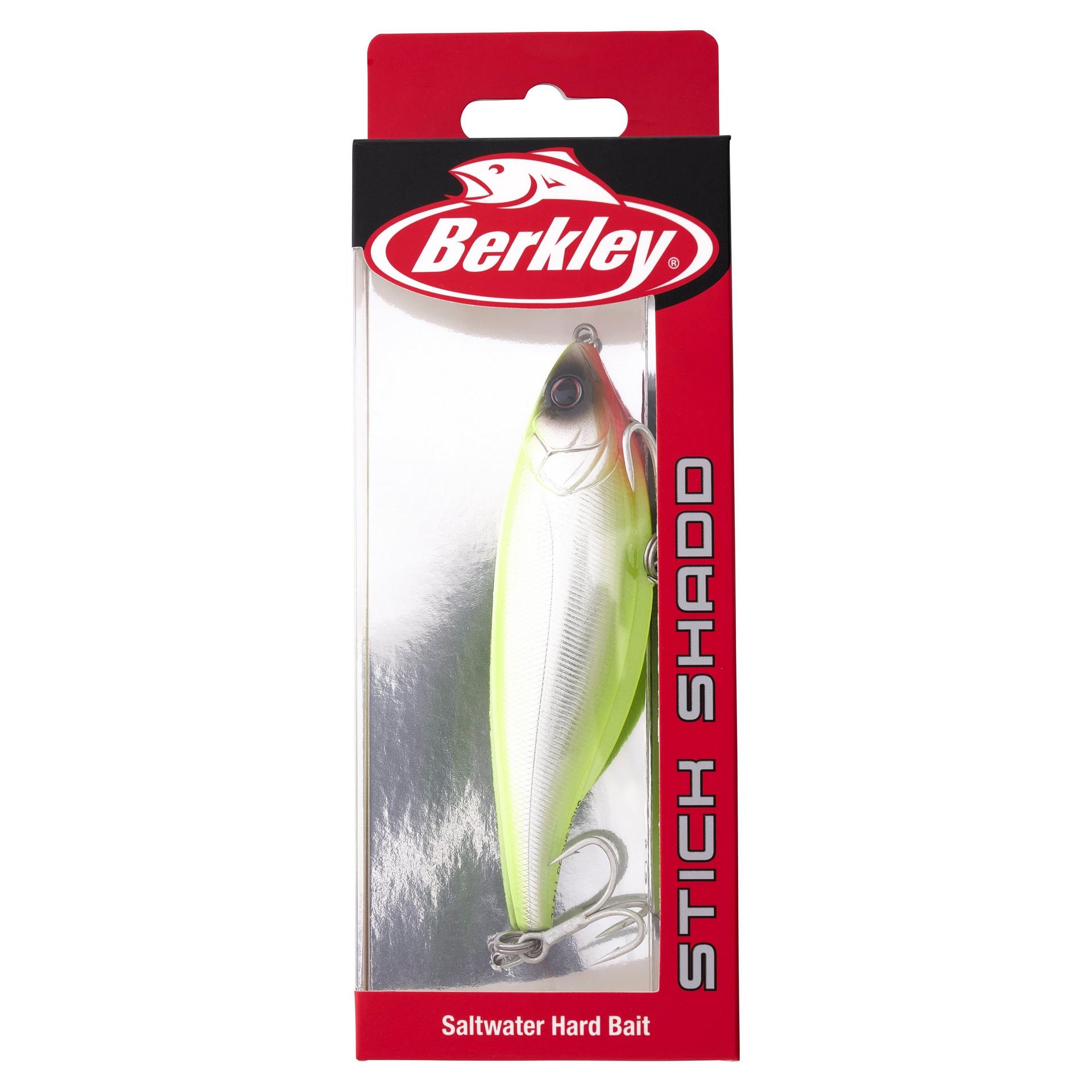 Berkley StickShaddSaltwater ChromeChartreuse PKG | Berkley Fishing