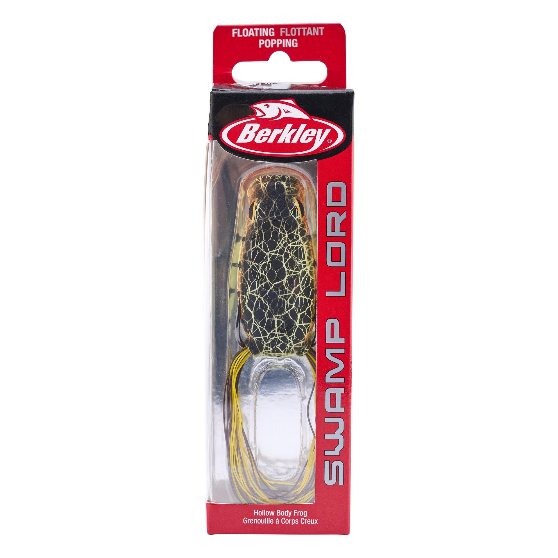 Berkley SwampLordPoppingHollowBodyFrog 23oz ChartreusePerch PKG | Berkley Fishing