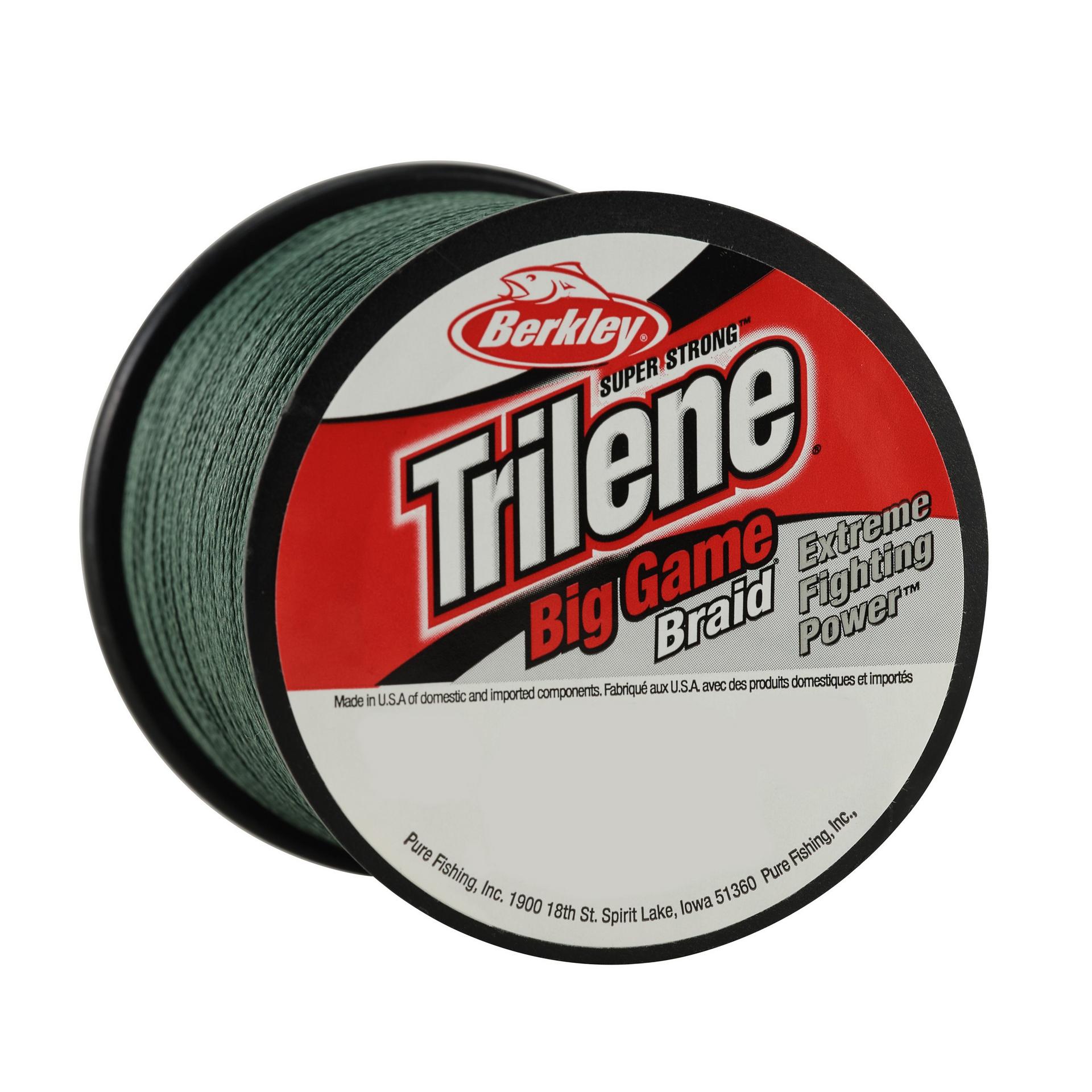 Berkley TrileneBigGameBraid Lo-VisGreen Quarter alt6 | Berkley Fishing