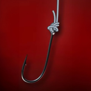 Knot on hook