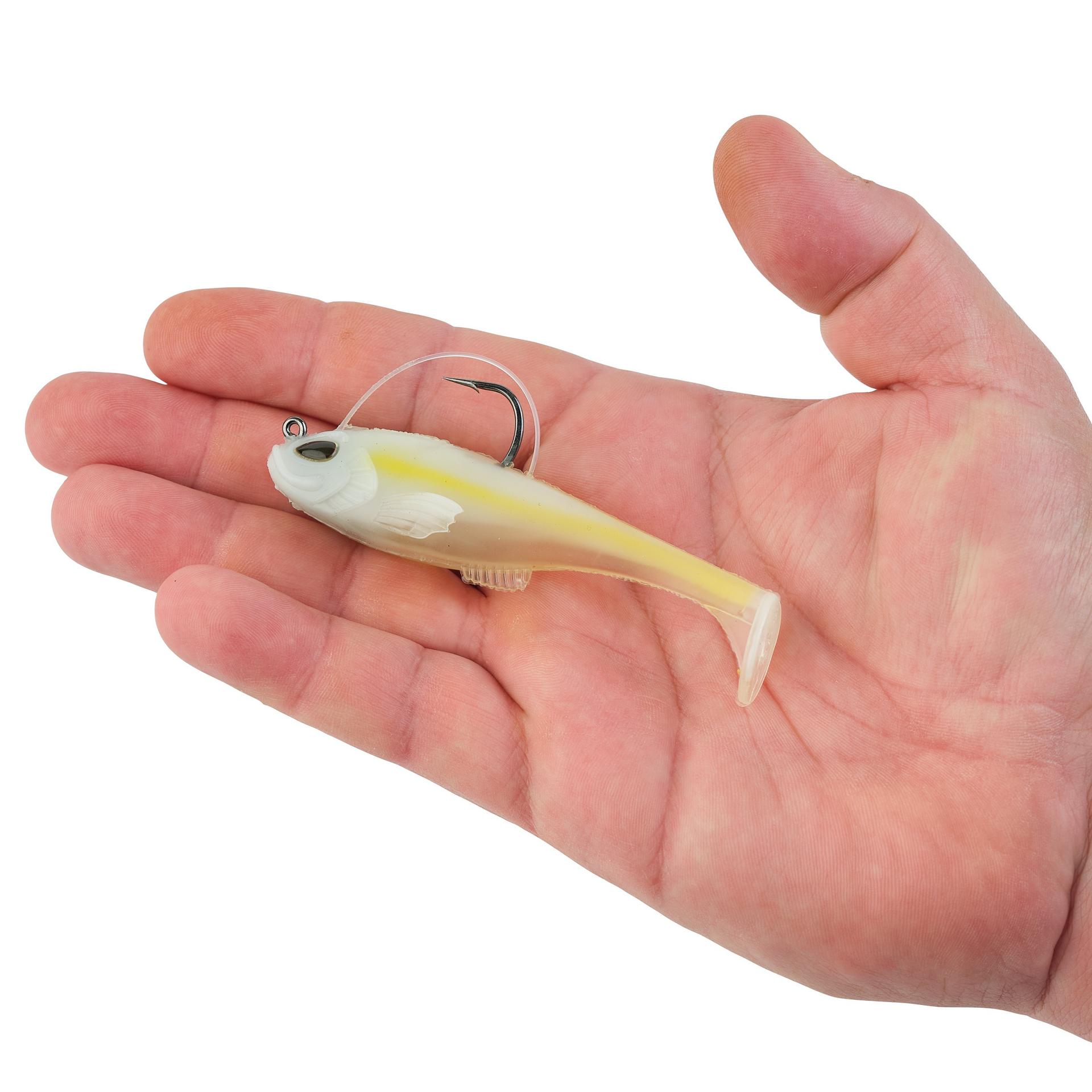 PowerBaitAgentE HDChartreuseShad 3.75in 1oz HAND | Berkley Fishing