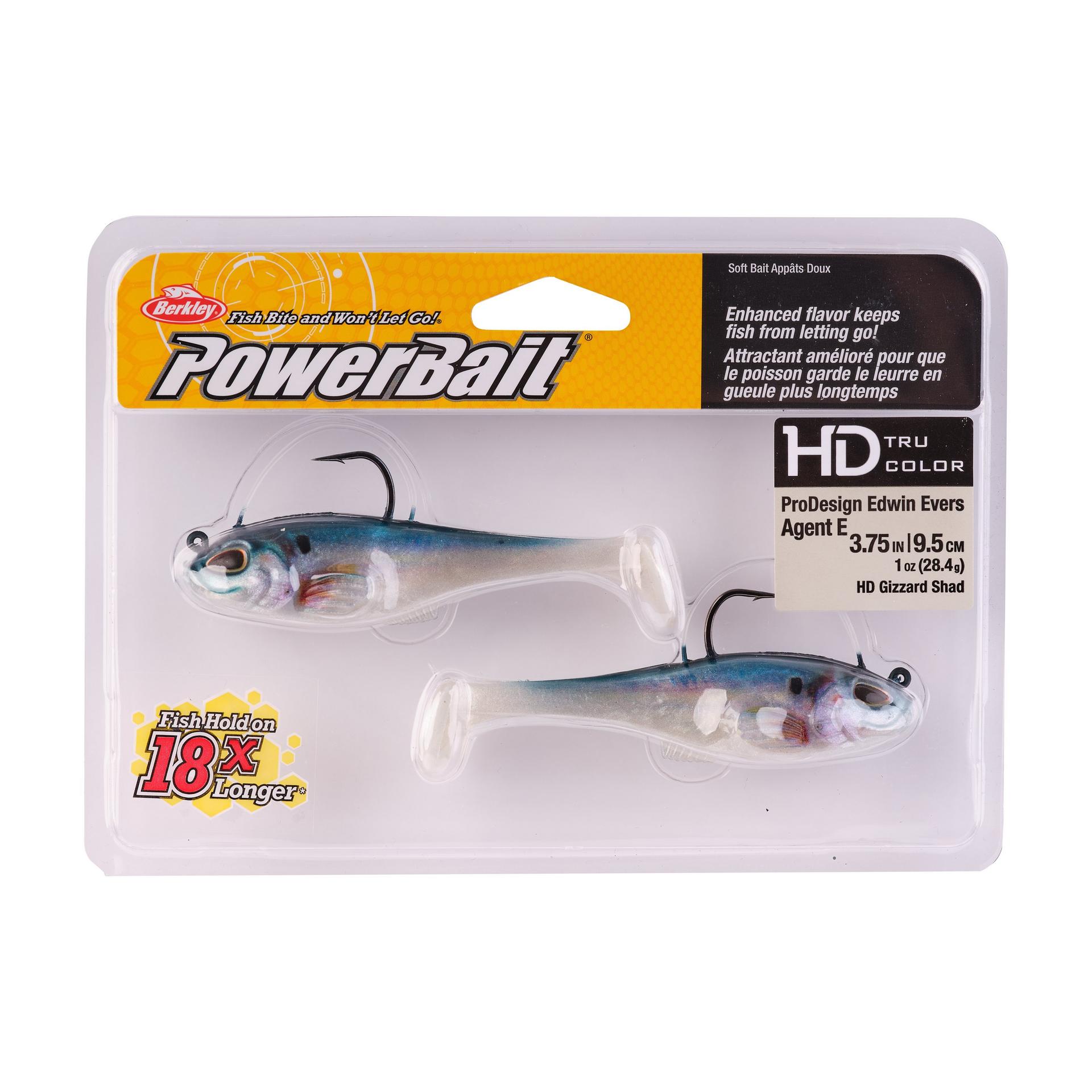 PowerBaitAgentE HDGizzardShad 3.75in 1oz PKG | Berkley Fishing