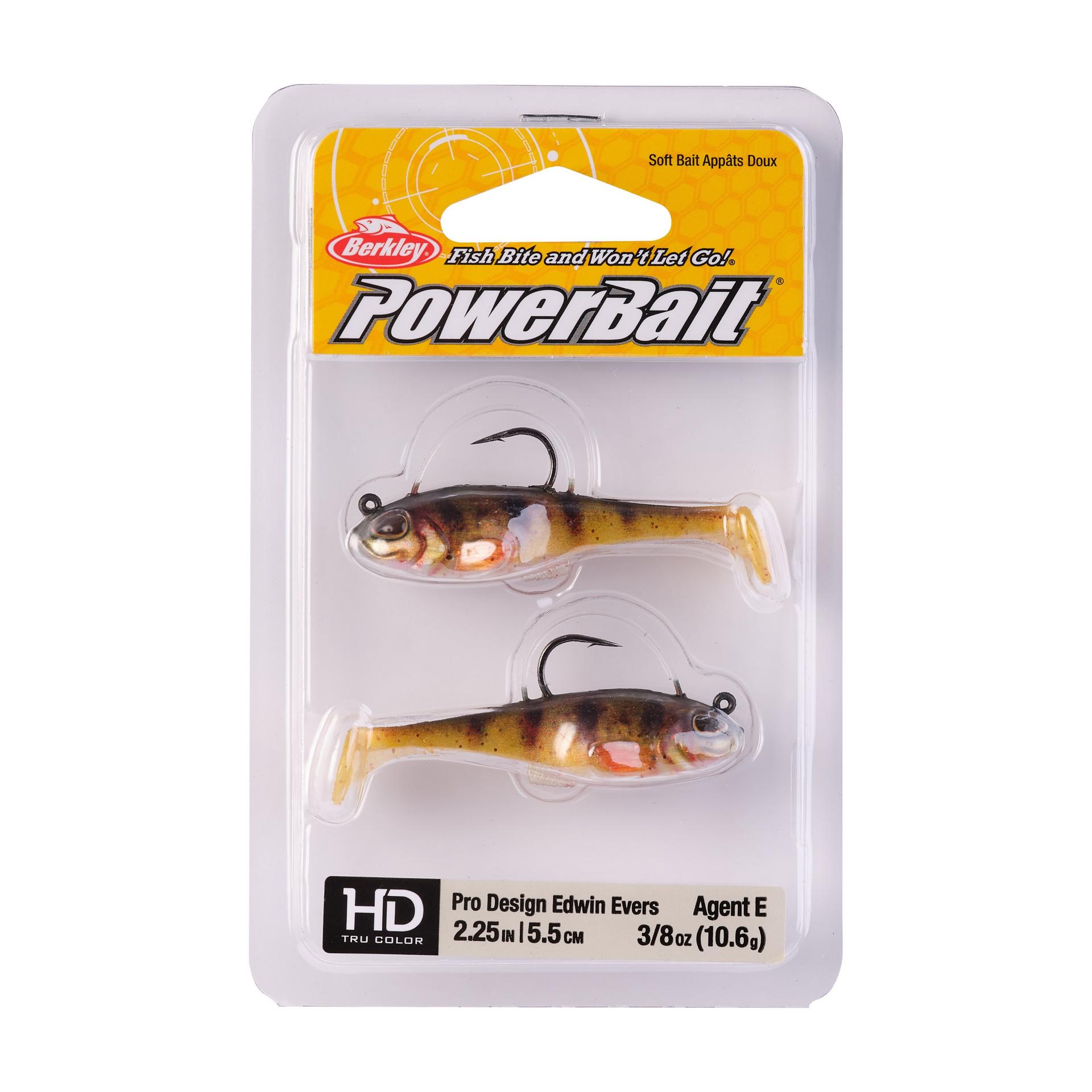 PowerBaitAgentE HDYellowPerch 2.25in 3 8oz PKG | Berkley Fishing