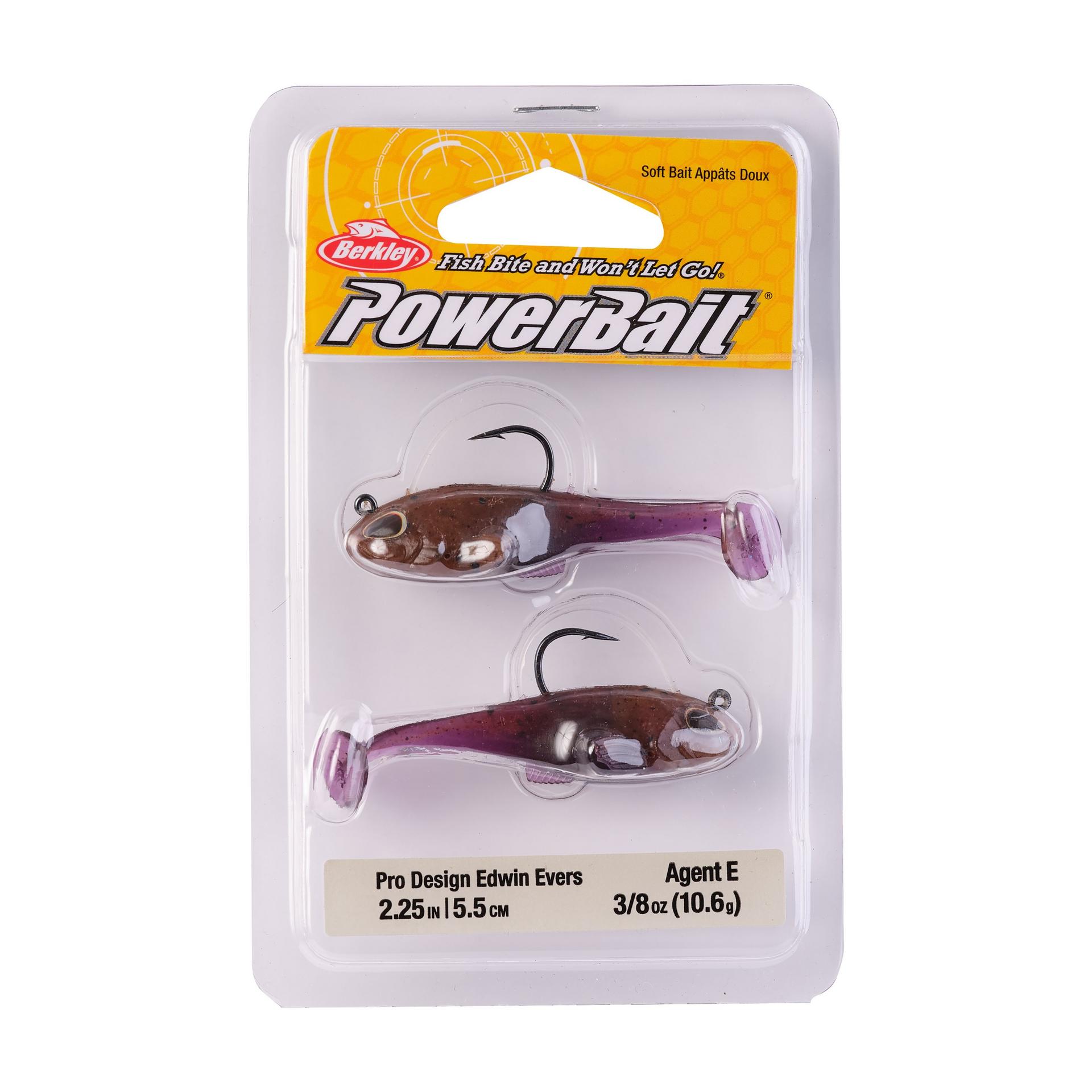 PowerBaitAgentE PeanutButterandJelly 2.25in 3 8oz PKG | Berkley Fishing