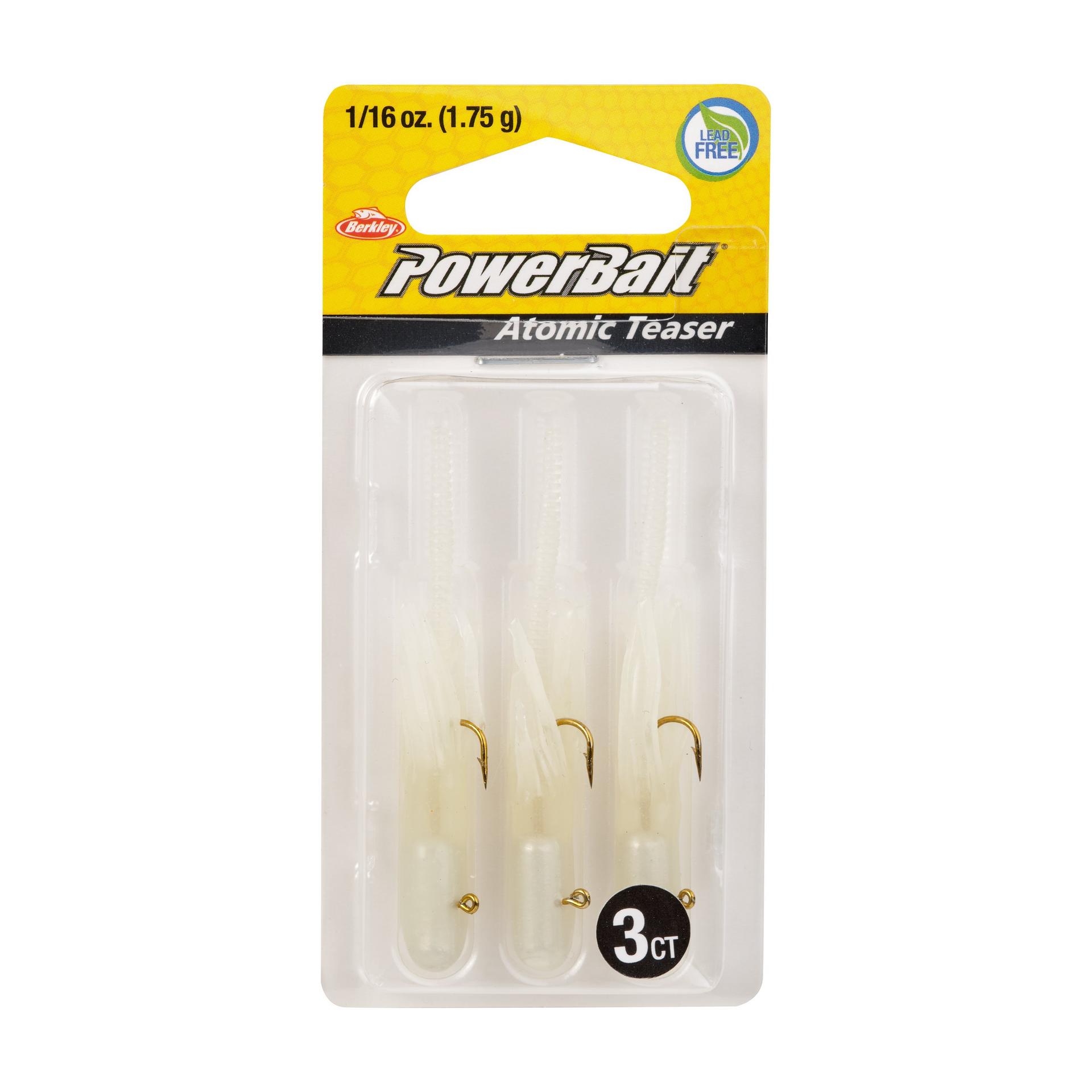 PowerBaitAtomicTeasers AuraliteGlow 1 16oz PKG | Berkley Fishing