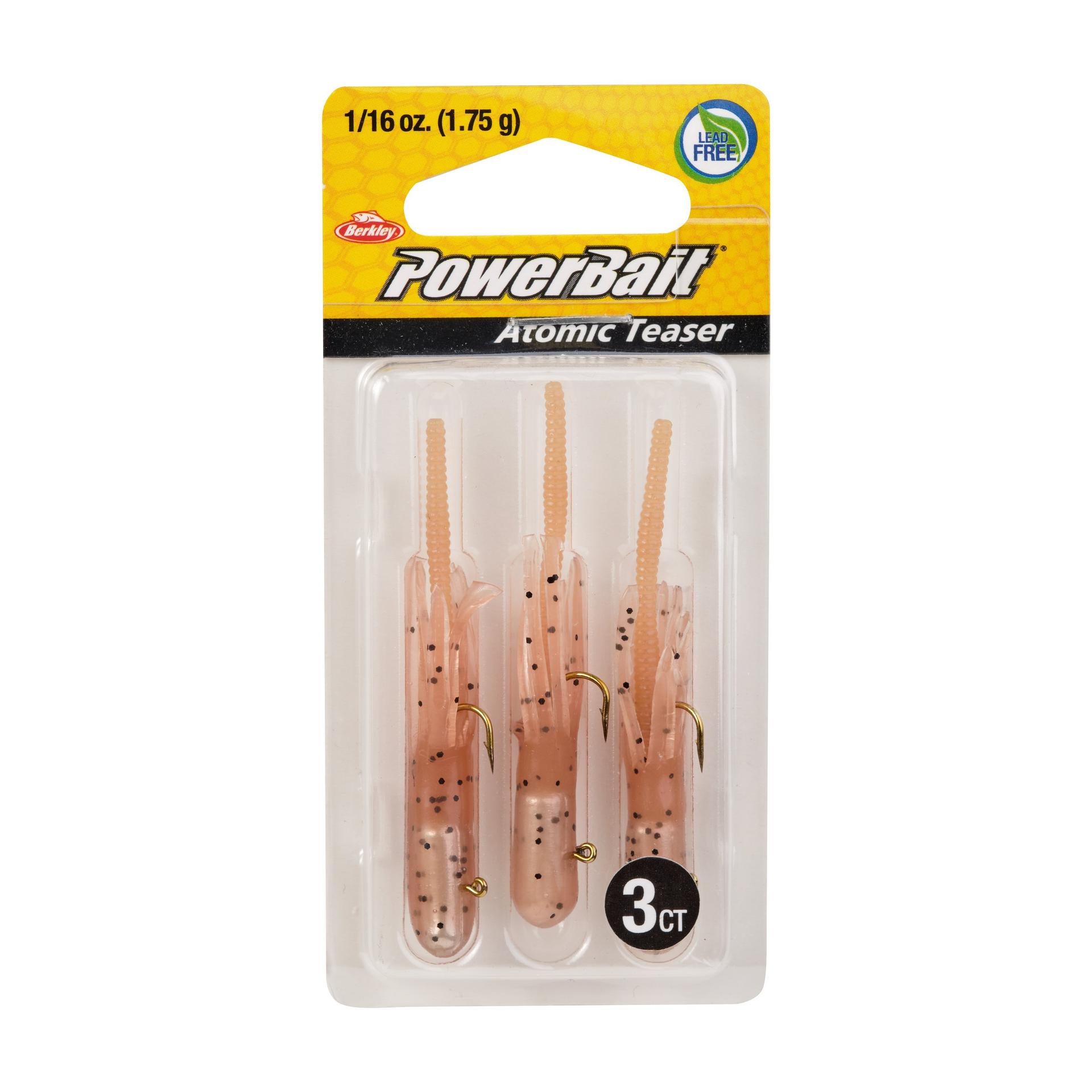 PowerBaitAtomicTeasers CricketHead 1 16oz PKG | Berkley Fishing