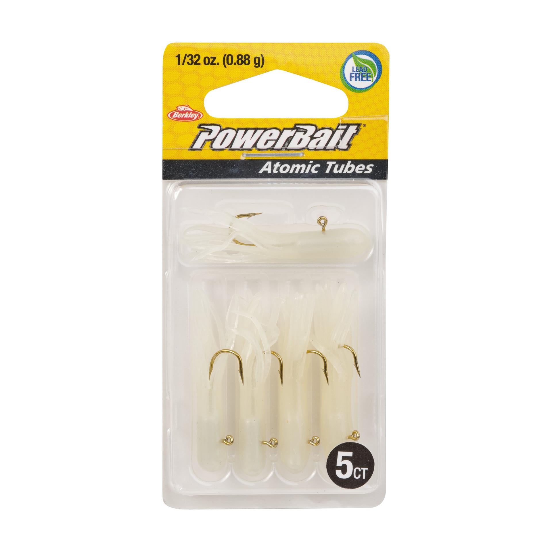 PowerBaitAtomicTubes Glow 1 32oz PKG | Berkley Fishing