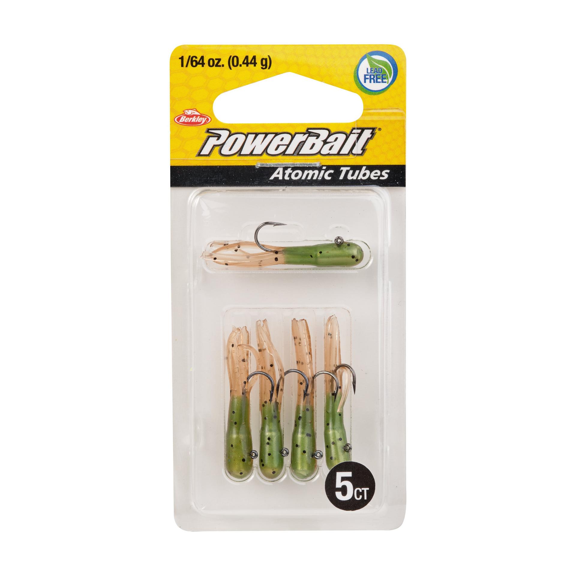 PowerBaitAtomicTubes Grasshopper 1 64oz PKG | Berkley Fishing