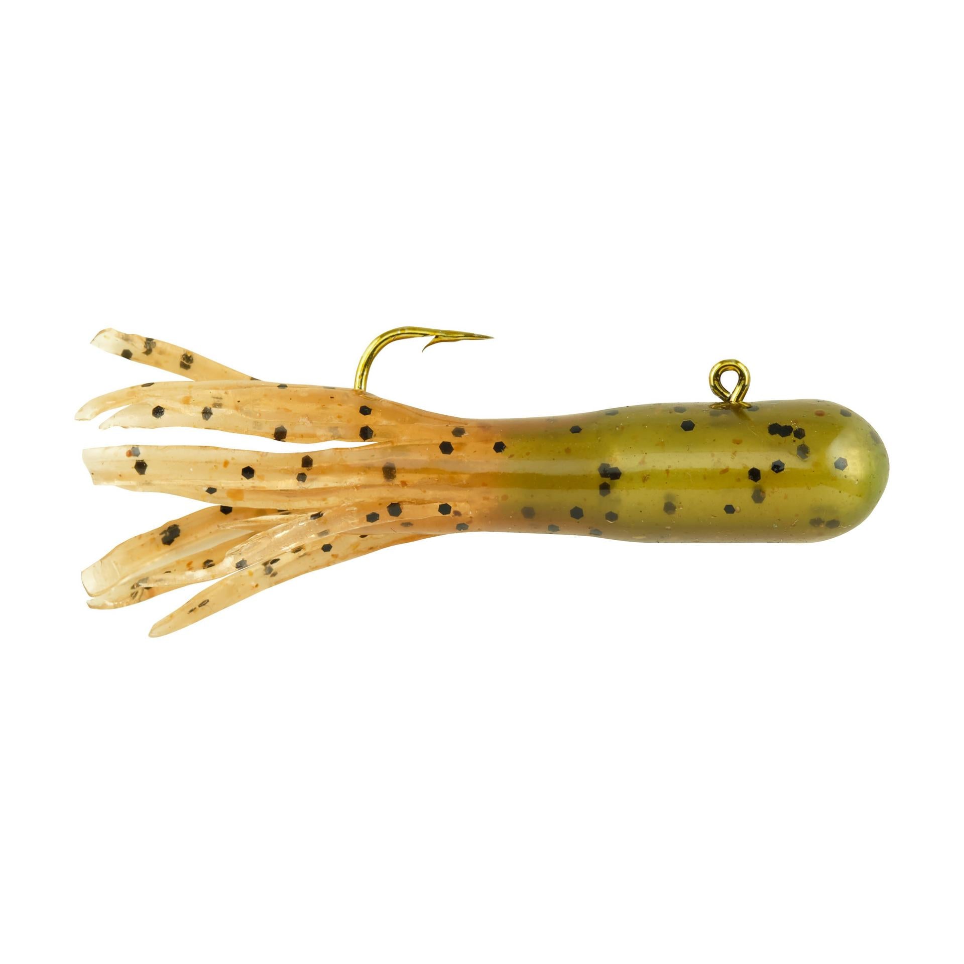 PowerBait Pre-Rigged Atomic Tubes | Berkley Fishing , Grasshopper / 1/32 oz PowerBait Pre-Rigged Atomic Tubes | Berkley Fishing , Grasshopper / 1/32 oz