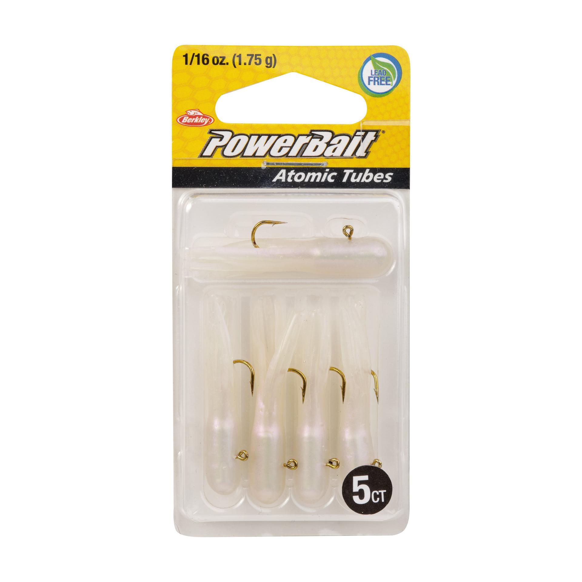 PowerBaitAtomicTubes Pearl 1 16oz PKG | Berkley Fishing