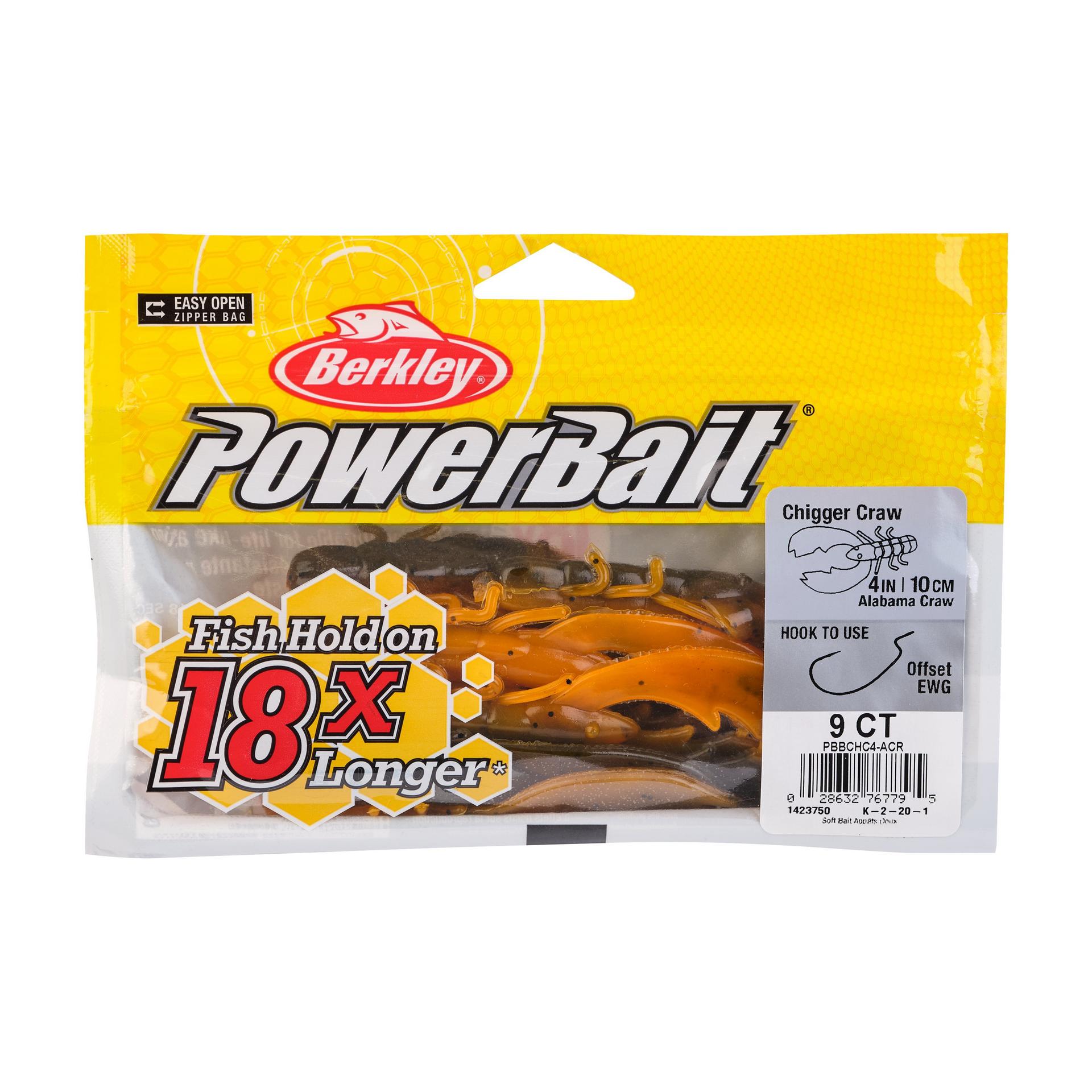 PowerBaitChiggerCraw AlabamaCraw 4in PKG | Berkley Fishing