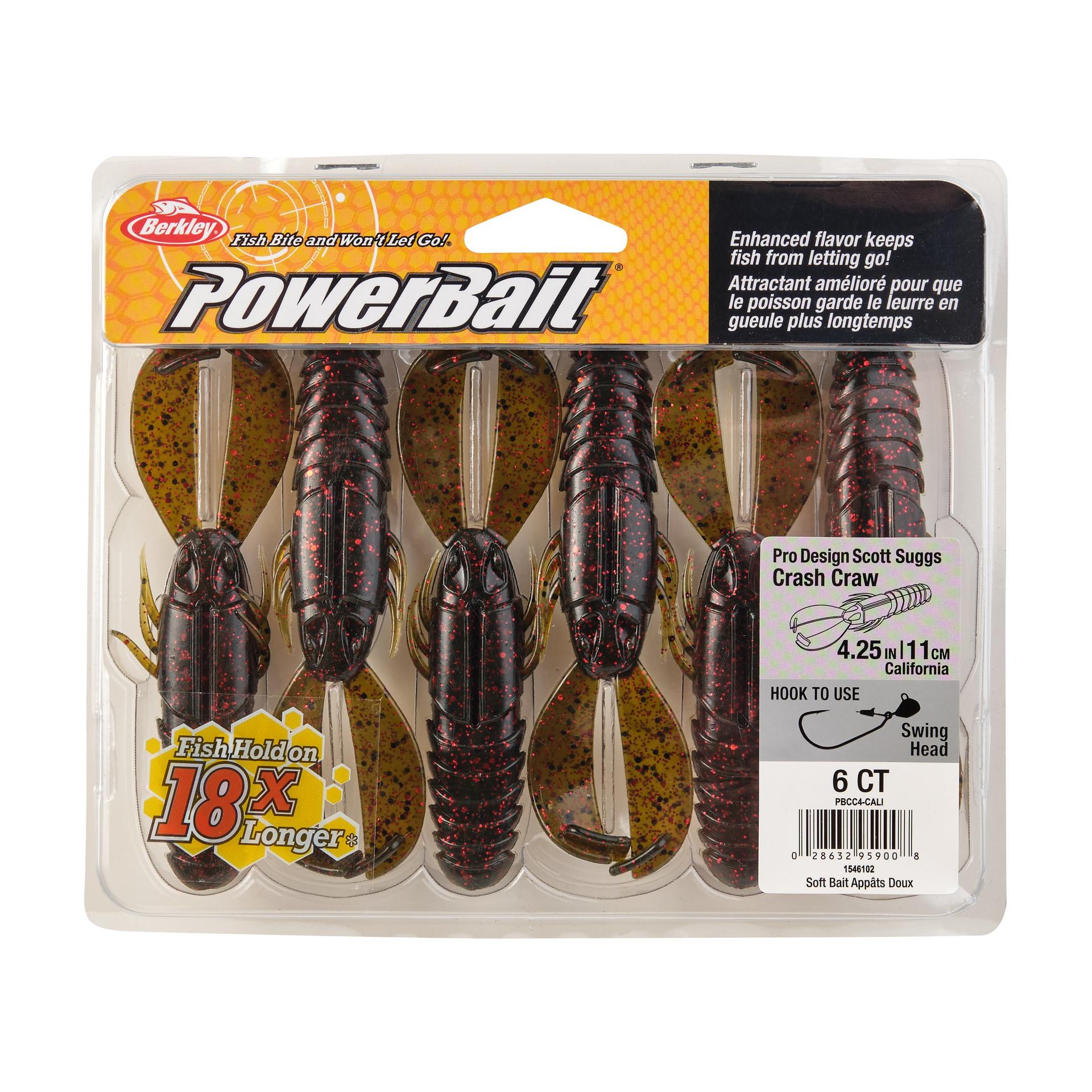 PowerBaitCrashCraw California 4in PKG | Berkley Fishing