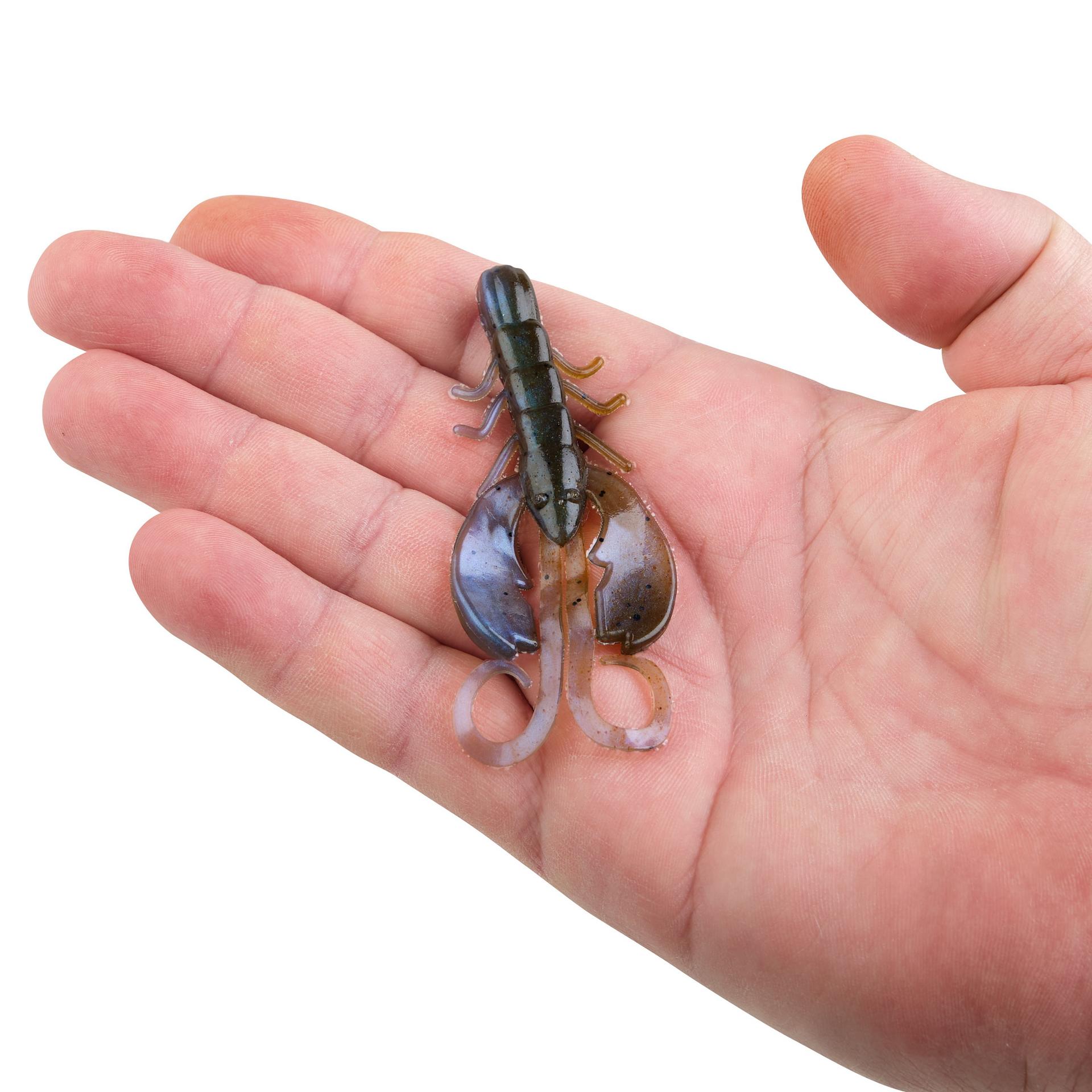 PowerBaitCrazyLegsChiggerCraw BlueCraw 3in HAND | Berkley Fishing