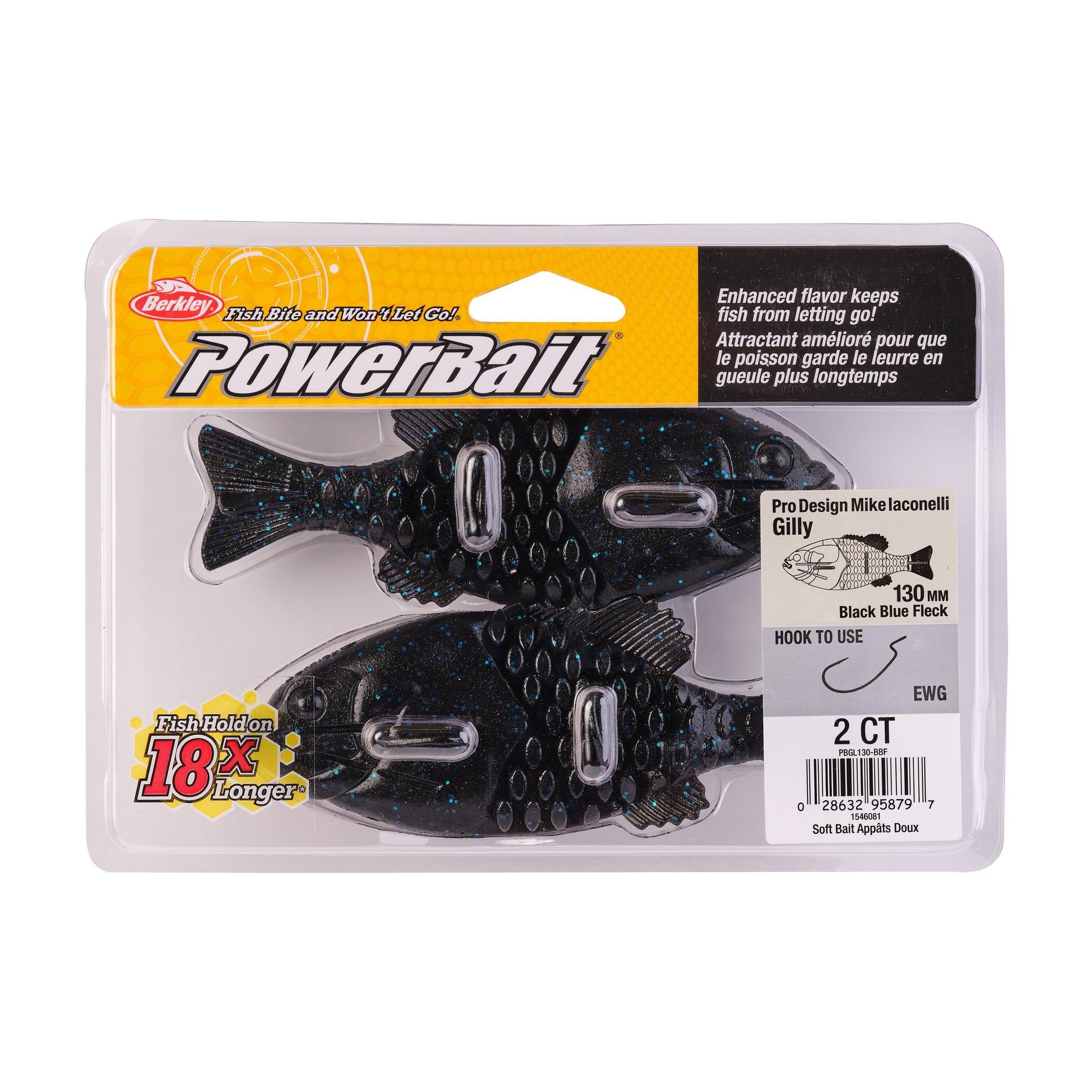 PowerBaitGilly BlackBlueFleck 130mm PKG | Berkley Fishing