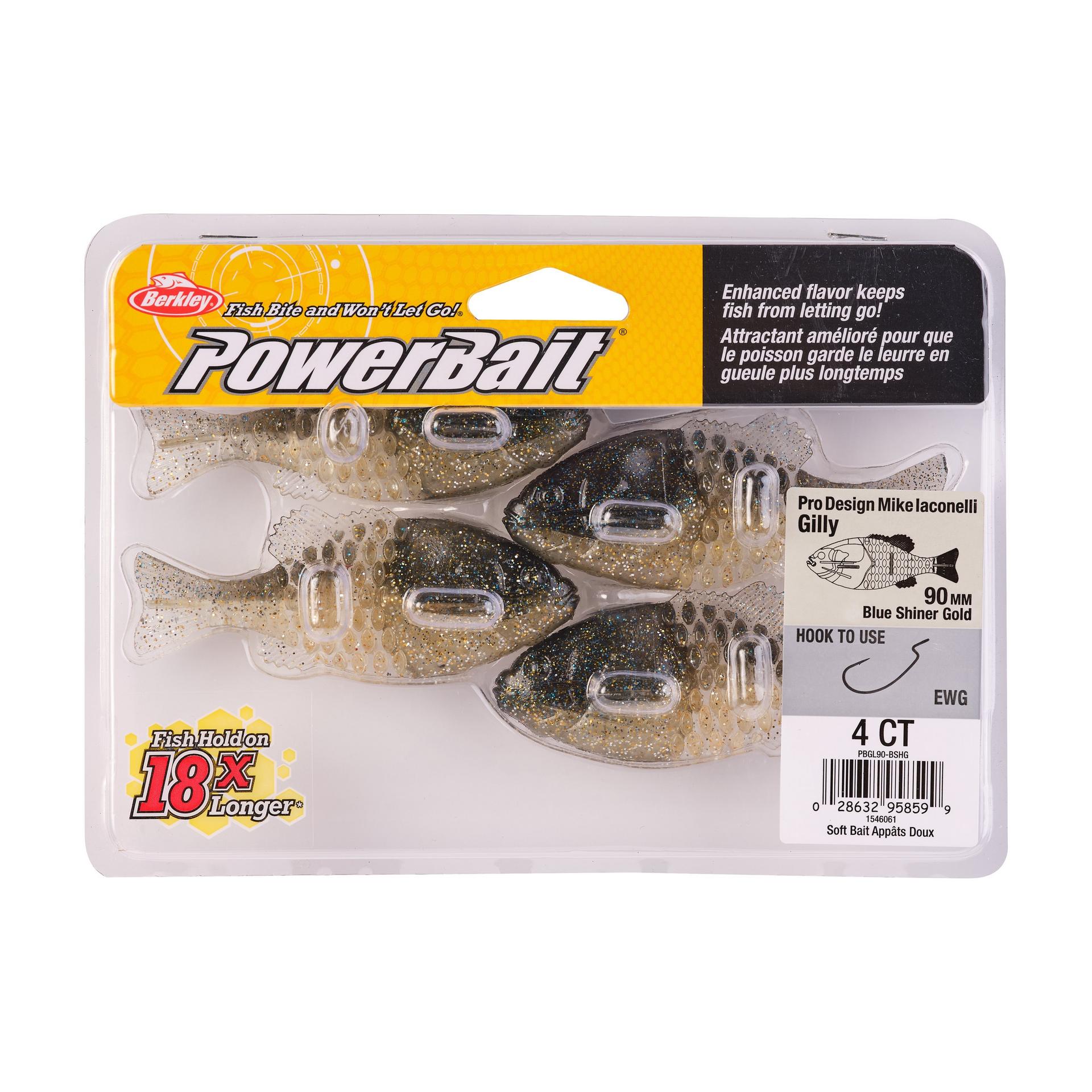 PowerBaitGilly BlueShinerGold 90mm PKG | Berkley Fishing