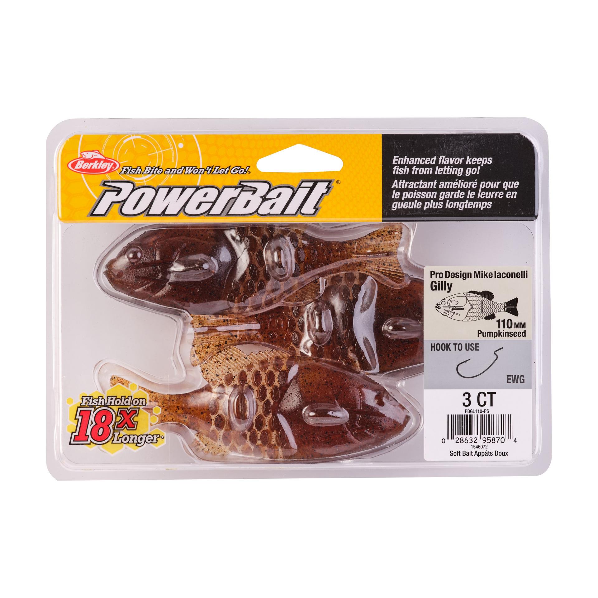 PowerBaitGilly Pumpkinseed 110mm PKG | Berkley Fishing