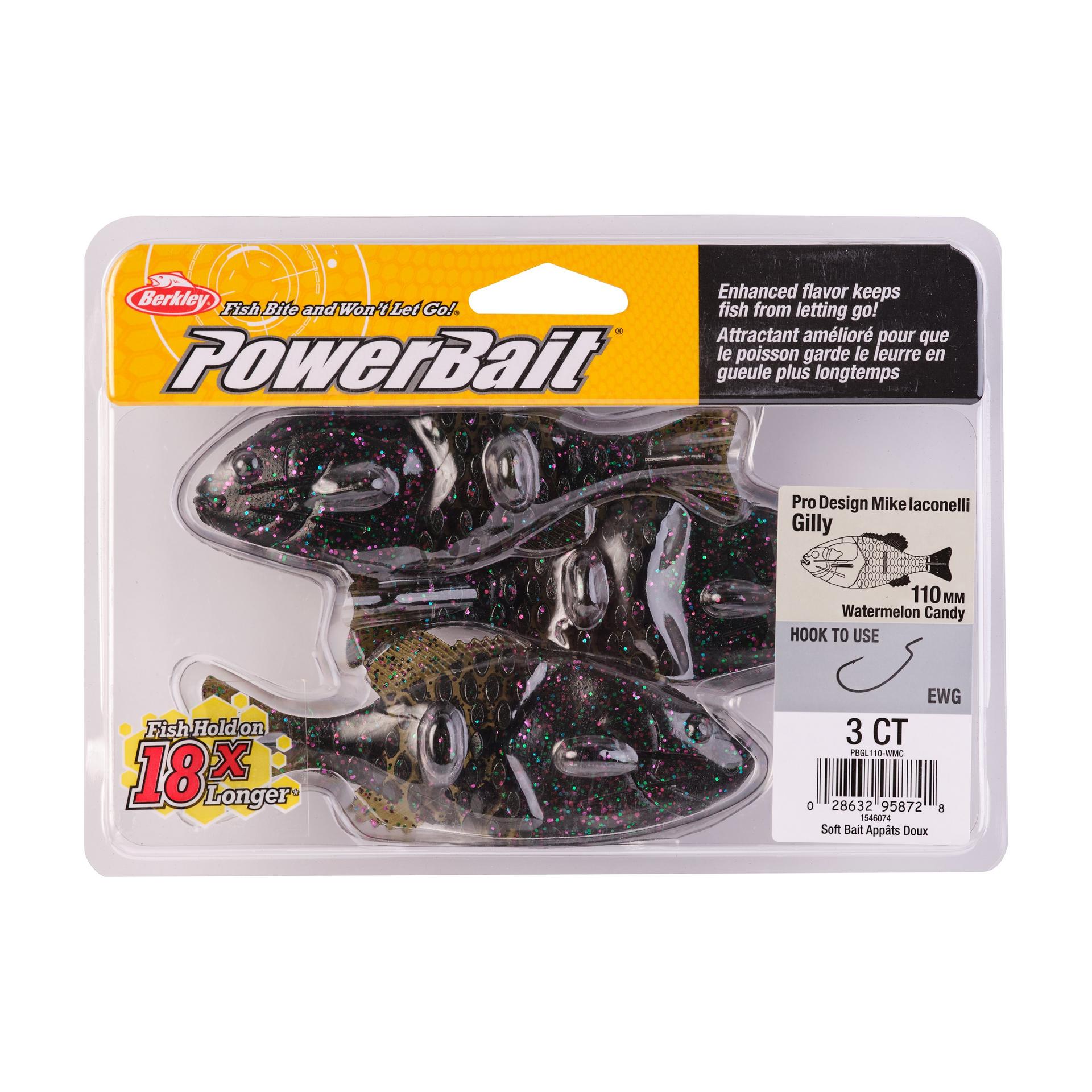 PowerBaitGilly WtrmlnCandy 110mm PKG | Berkley Fishing