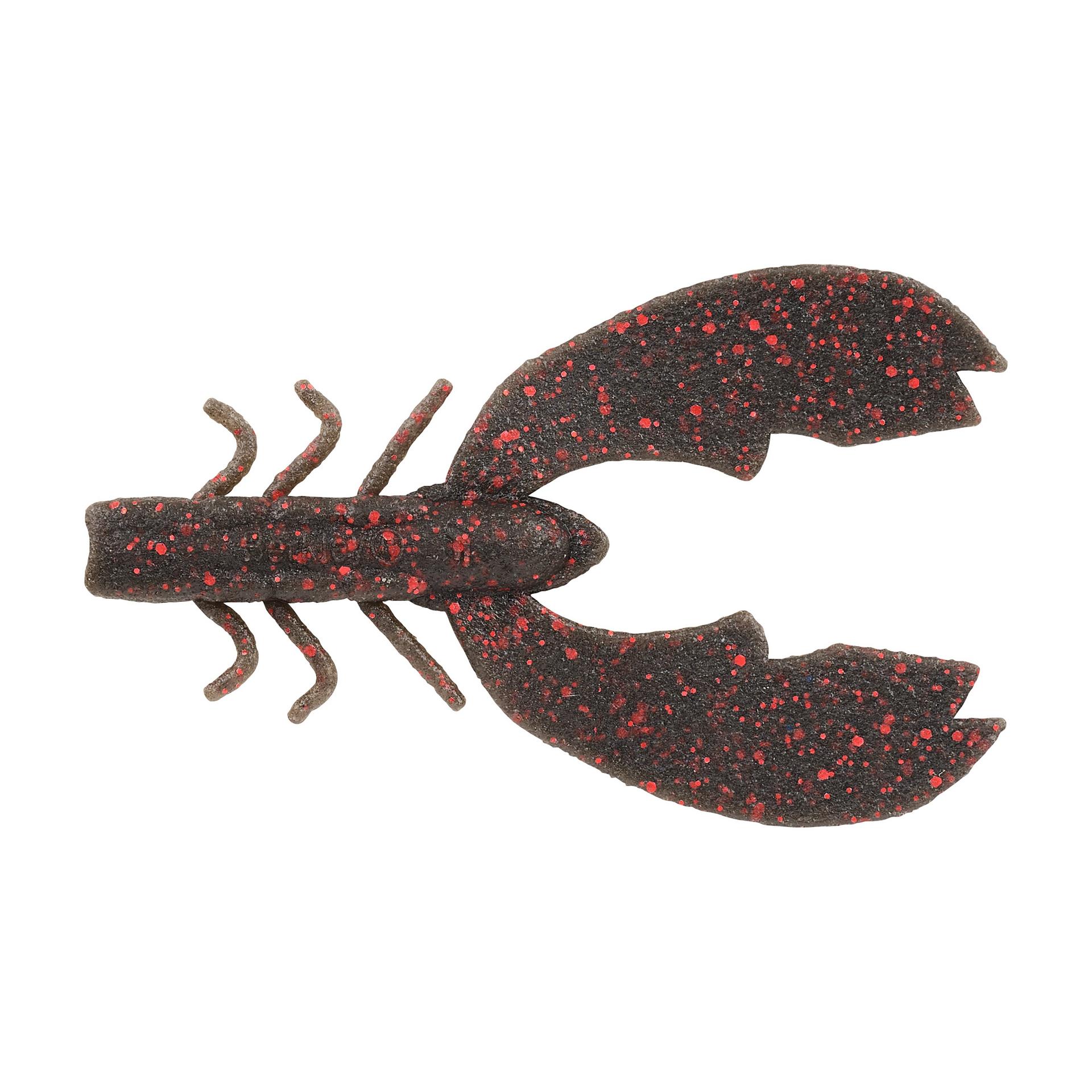 PowerBaitMaxScentChiggerCraw BlackRedFleck alt2 | Berkley Fishing