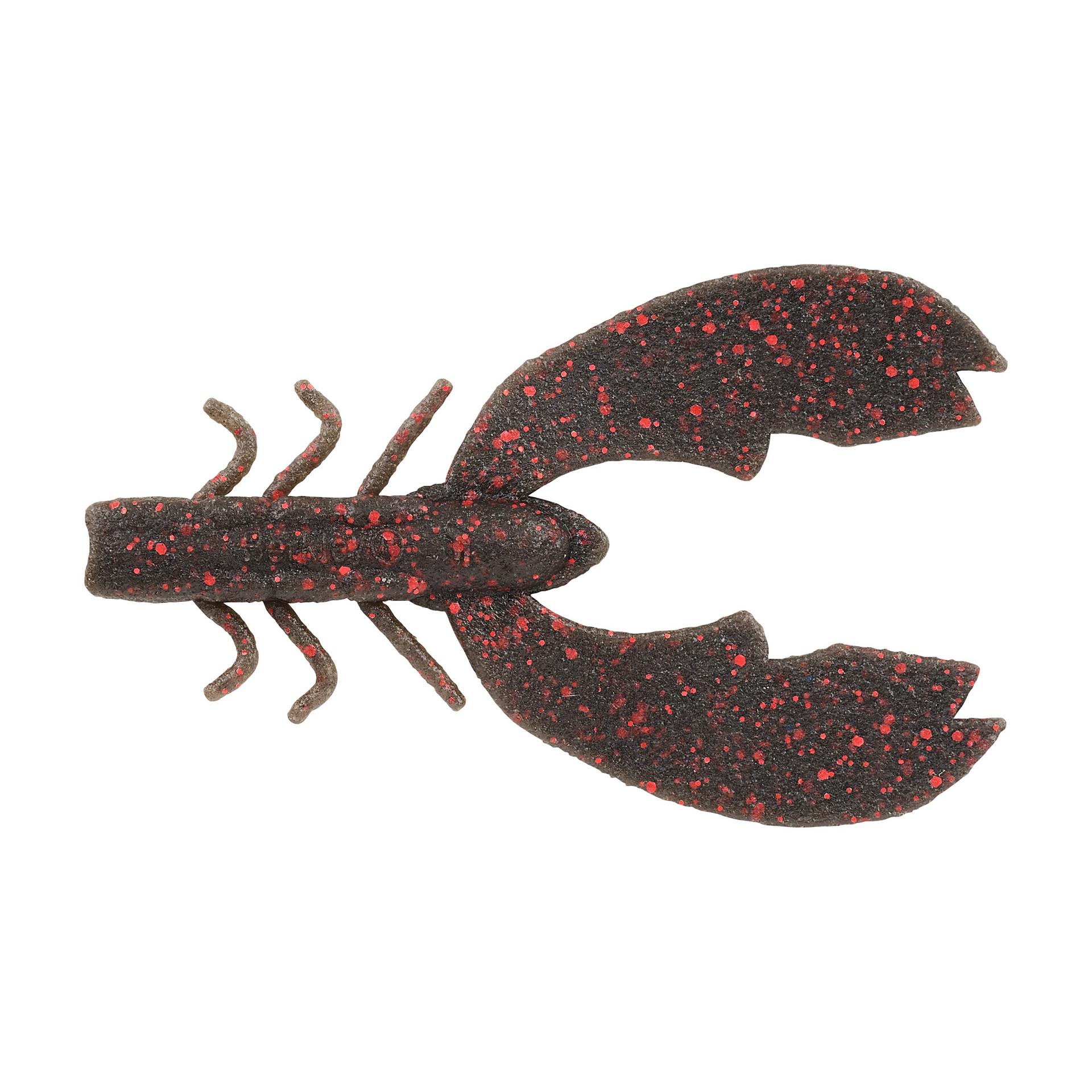 PowerBaitMaxScentChiggerCraw BlackRedFleck alt2 | Berkley Fishing