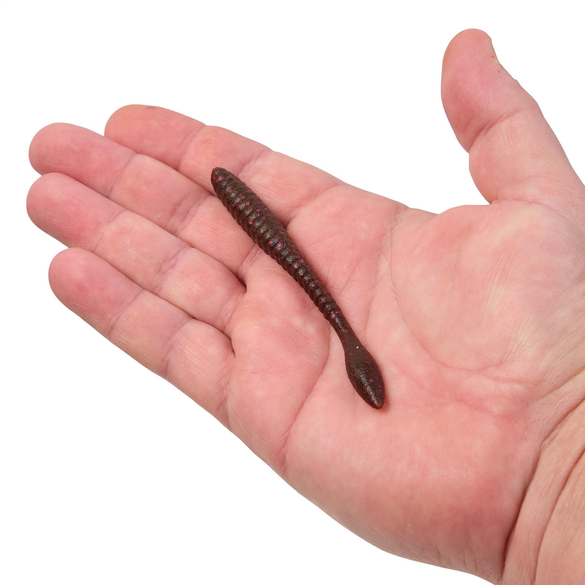 PowerBaitMaxScentFlatWorm CinnamonPurple 4.25in HAND | Berkley Fishing