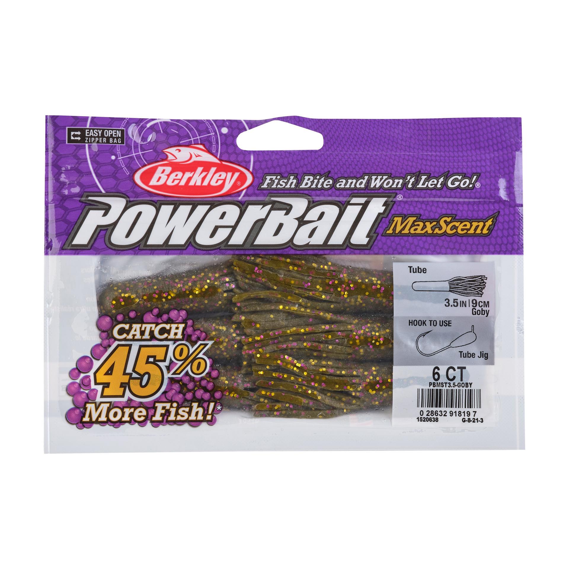 PowerBaitMaxScentTube Goby 3.5in PKG | Berkley Fishing