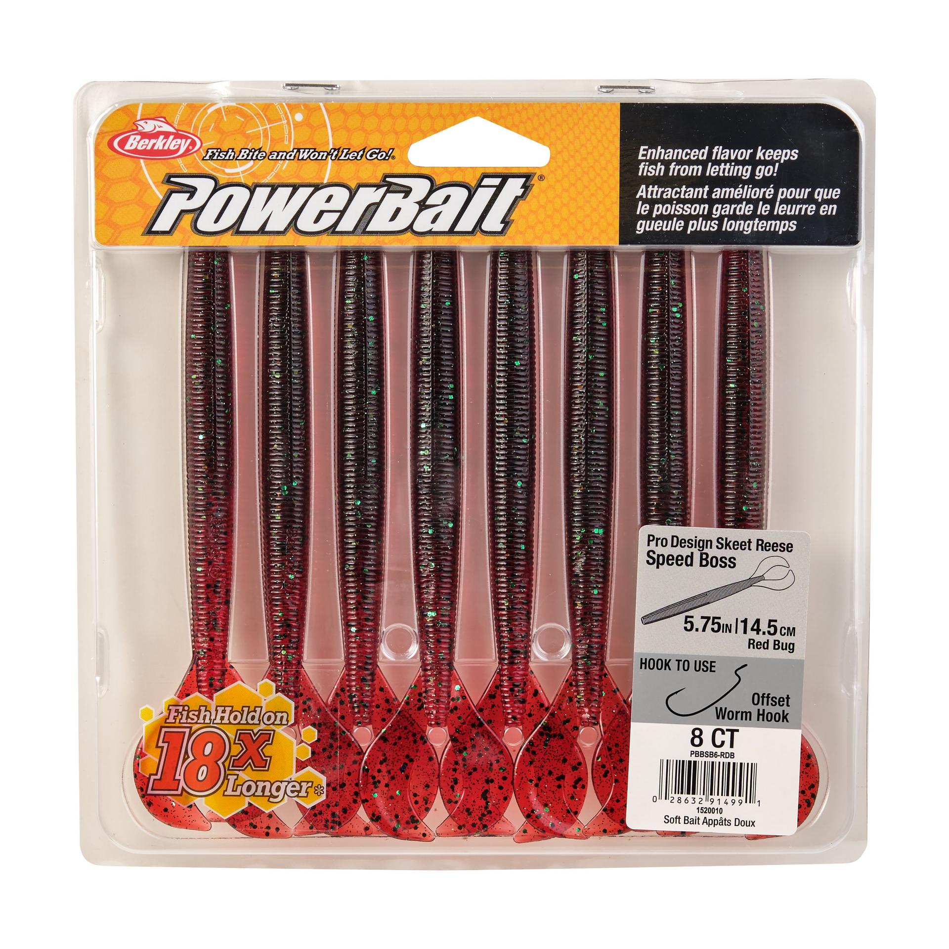 PowerBaitSpeedBoss Redbug 6in PKG | Berkley Fishing