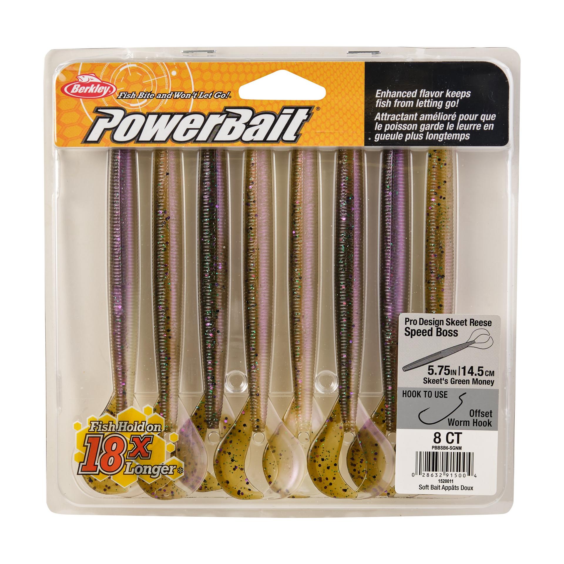 PowerBaitSpeedBoss SkeetsGreenMoney 6in PKG | Berkley Fishing