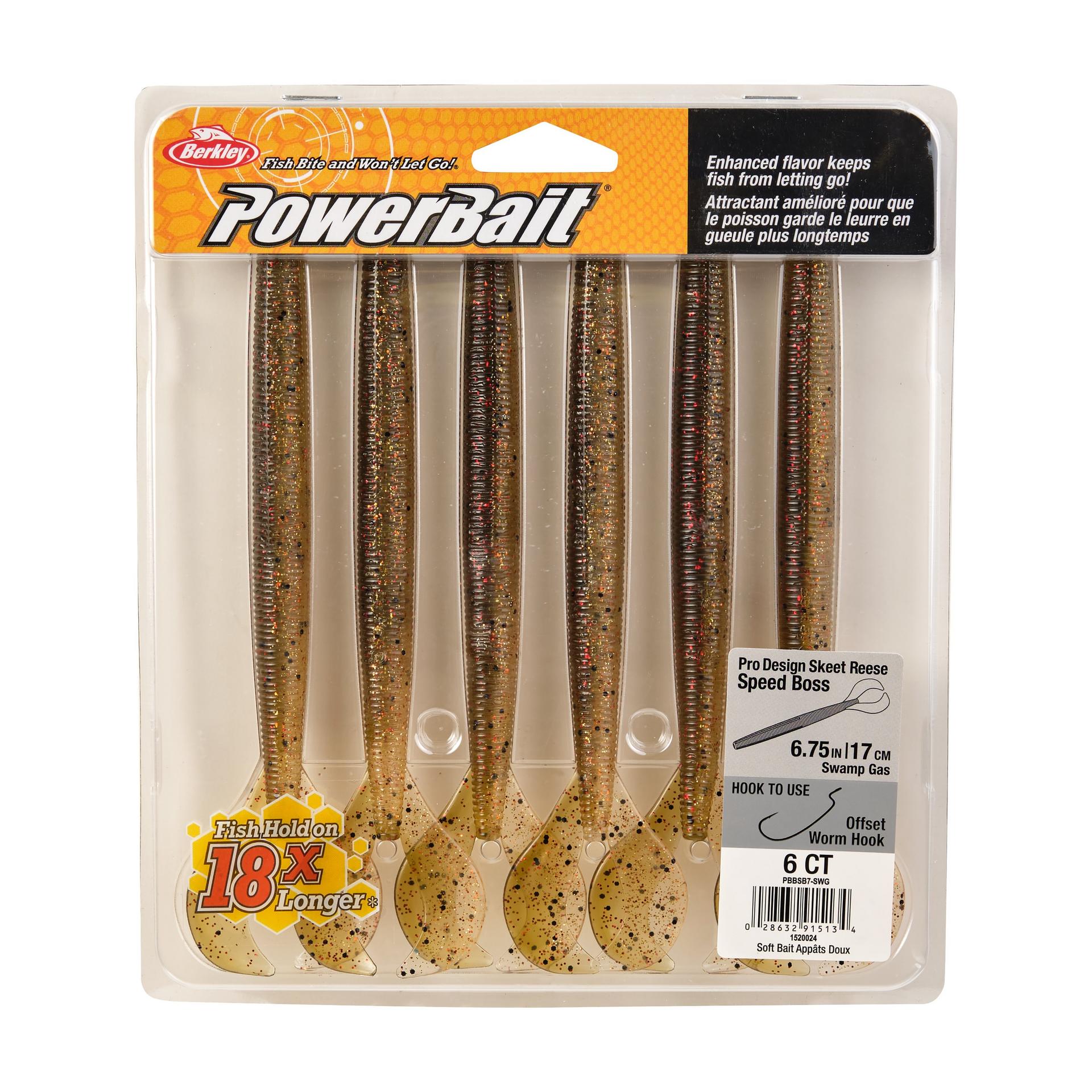 PowerBaitSpeedBoss SwampGas 7in PKG | Berkley Fishing