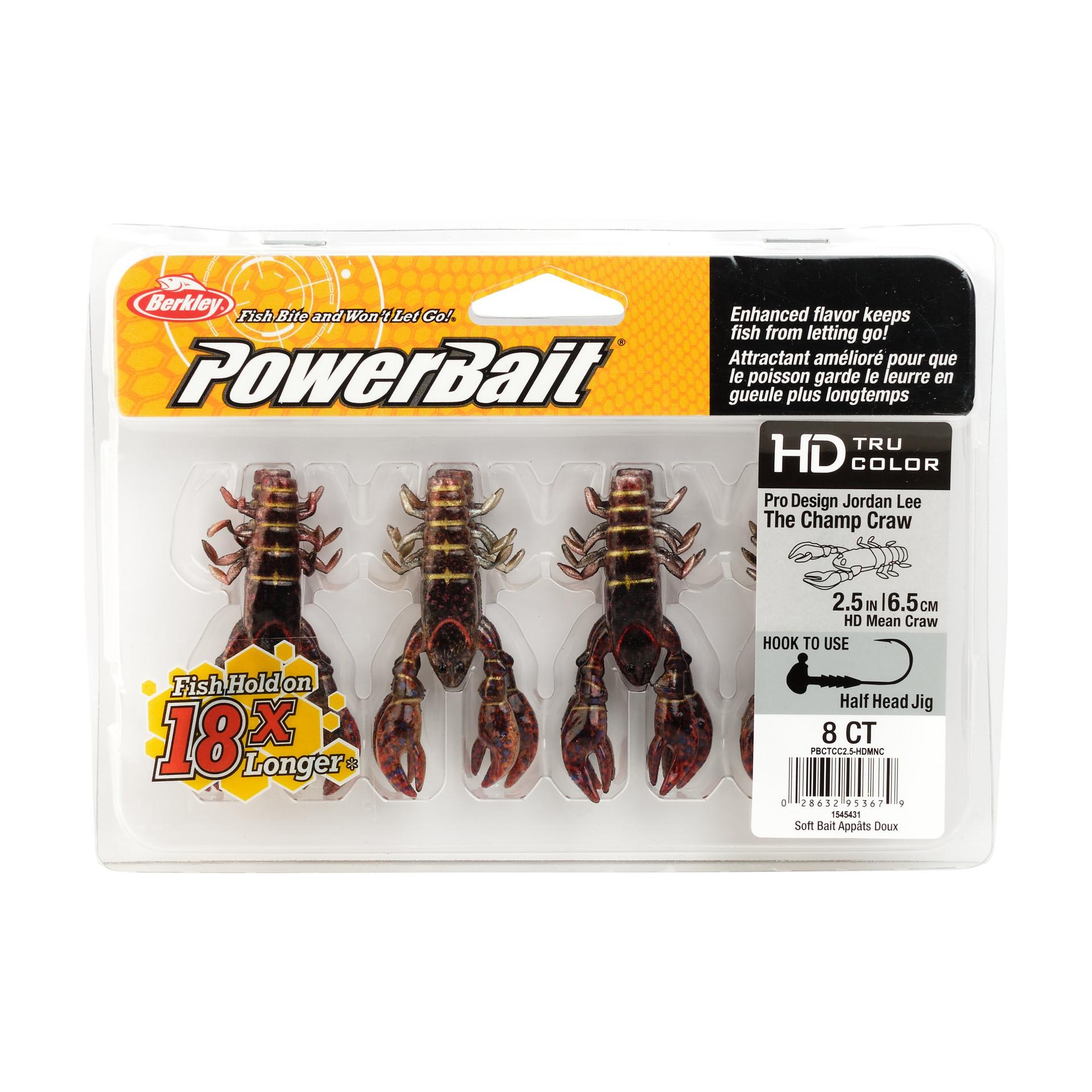 PowerBaitTheChampCraw HDMeanCraw 2.5in PKG | Berkley Fishing