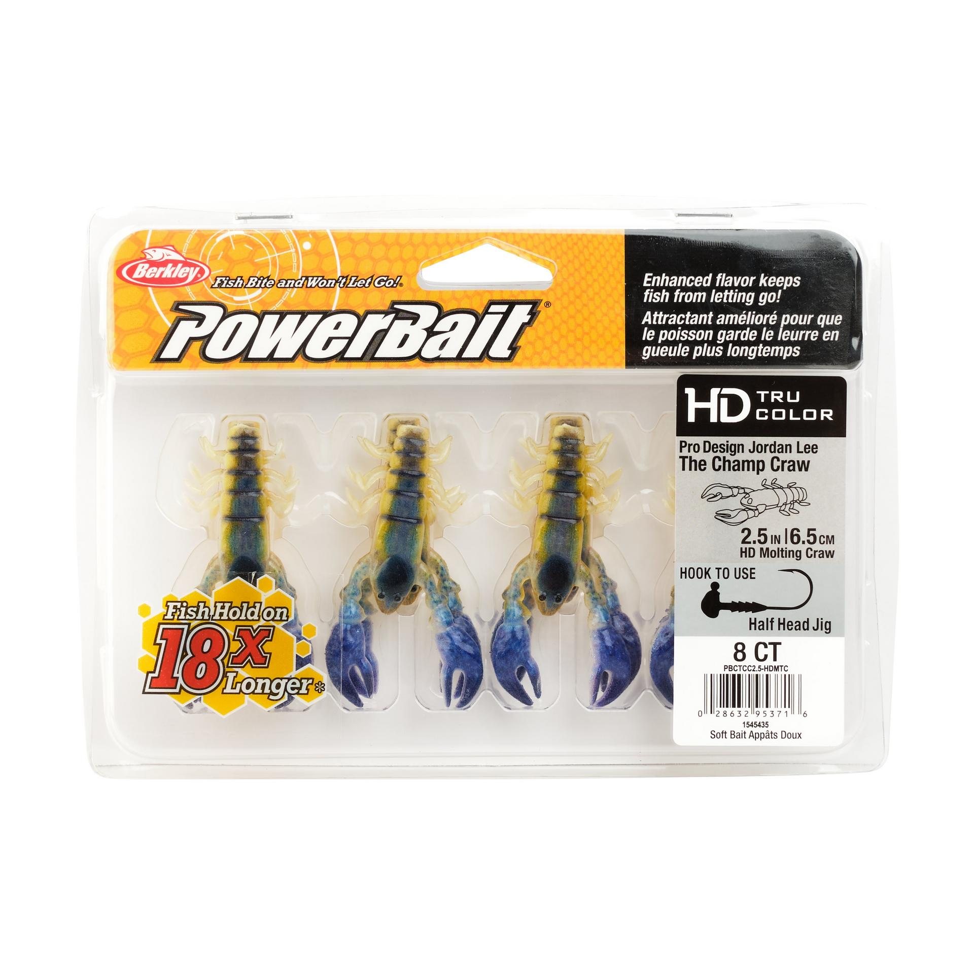 PowerBaitTheChampCraw HDMoltingCraw 2.5in PKG | Berkley Fishing