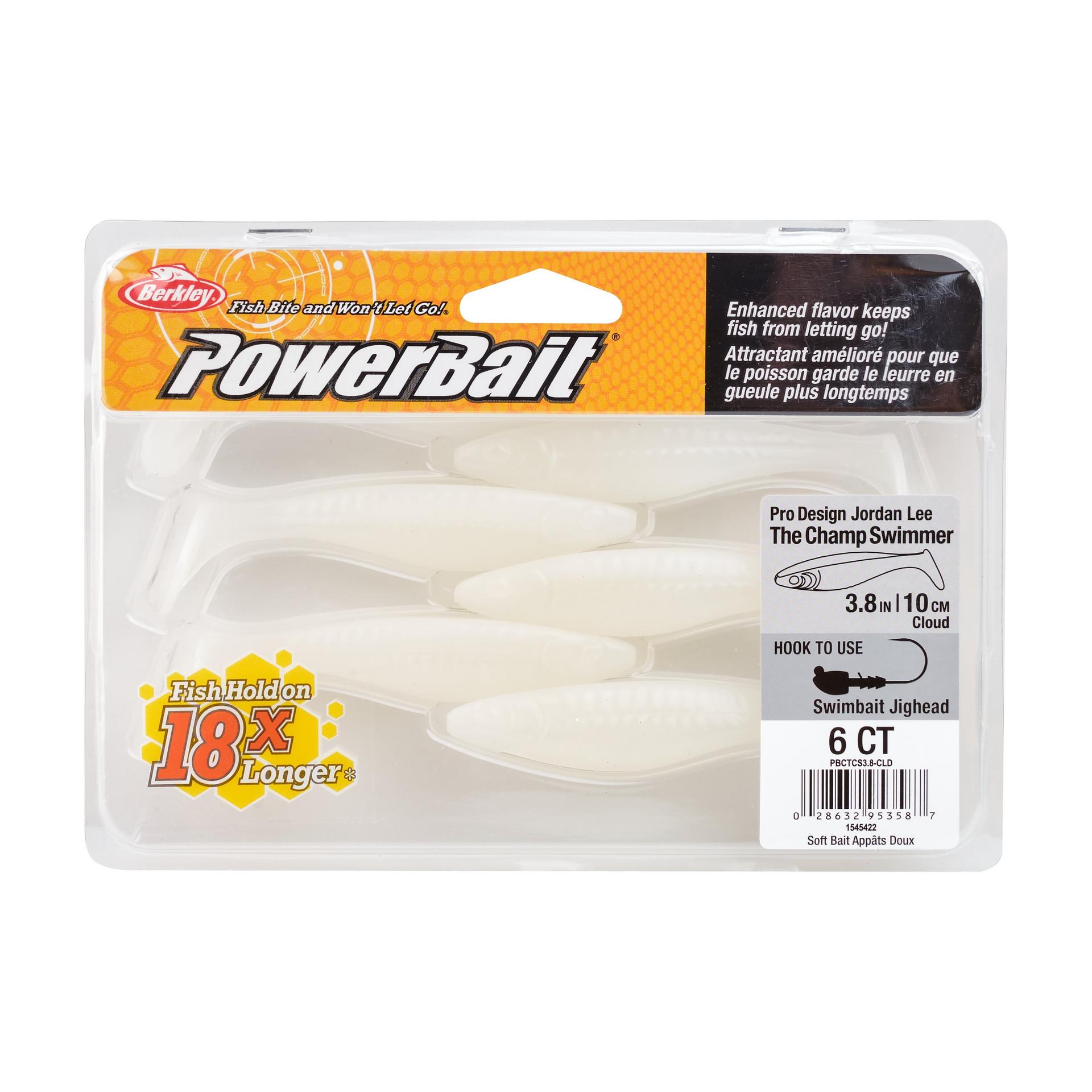 PowerBaitTheChampSwimmer Cloud 3.8in PKG | Berkley Fishing