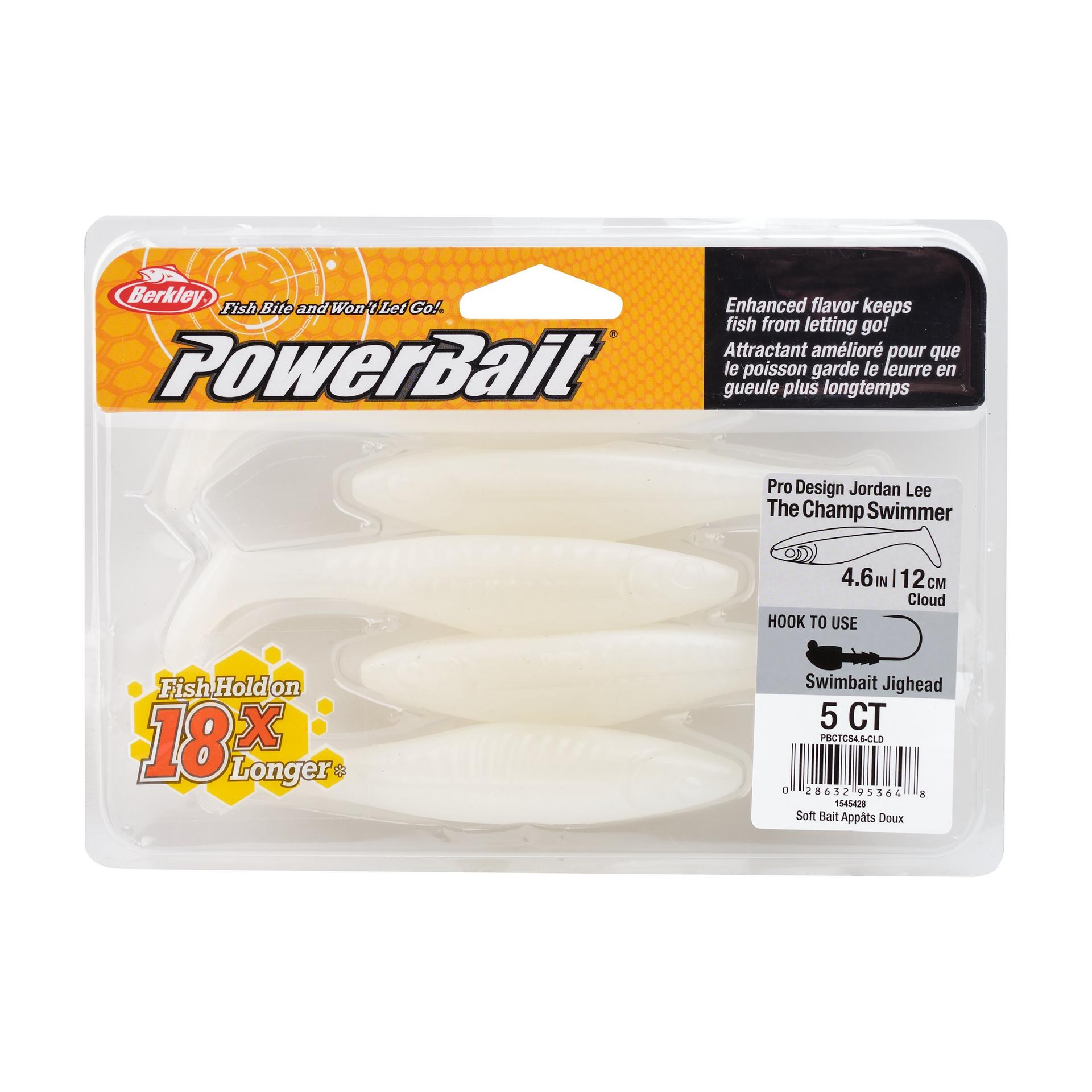 PowerBaitTheChampSwimmer Cloud 4.6in PKG | Berkley Fishing