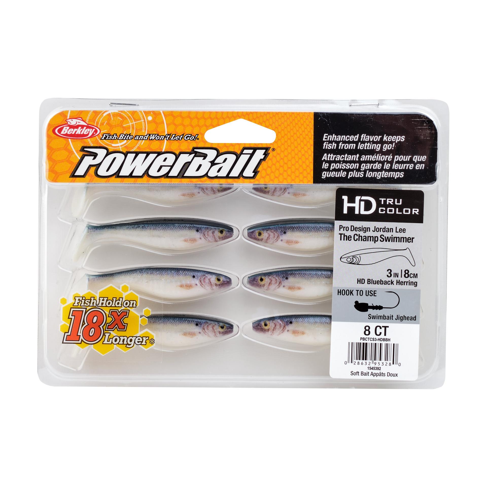 PowerBaitTheChampSwimmer HDBluebackHerring 3in PKG | Berkley Fishing