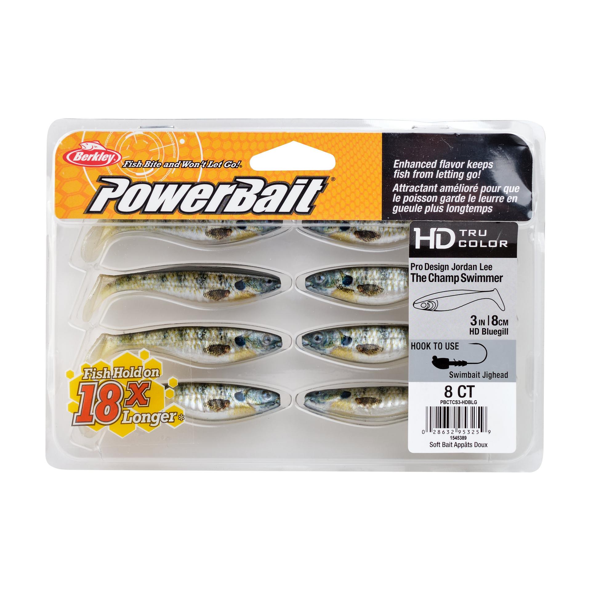 PowerBaitTheChampSwimmer HDBluegill 3in PKG | Berkley Fishing