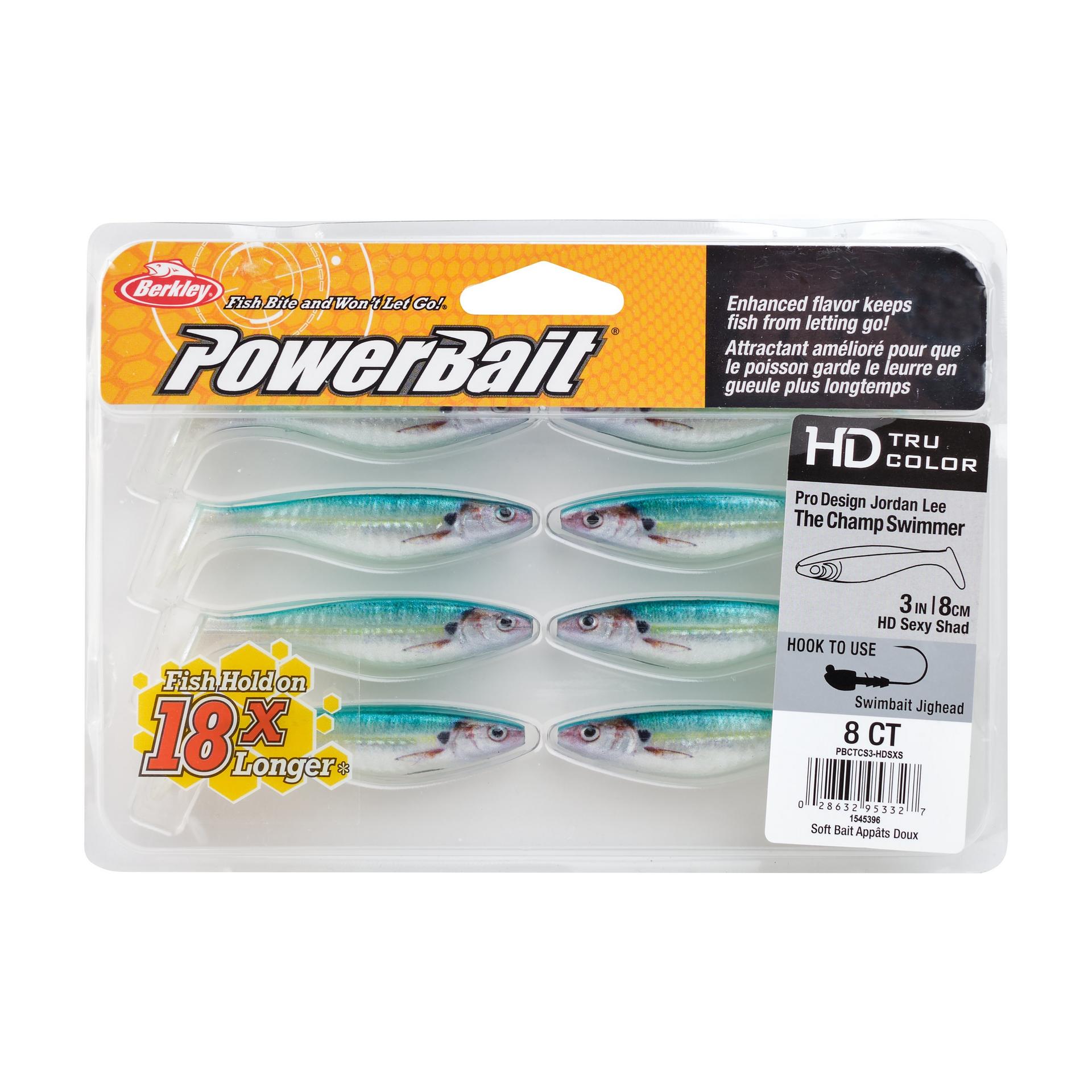 PowerBaitTheChampSwimmer HDSexyShad 3in PKG | Berkley Fishing