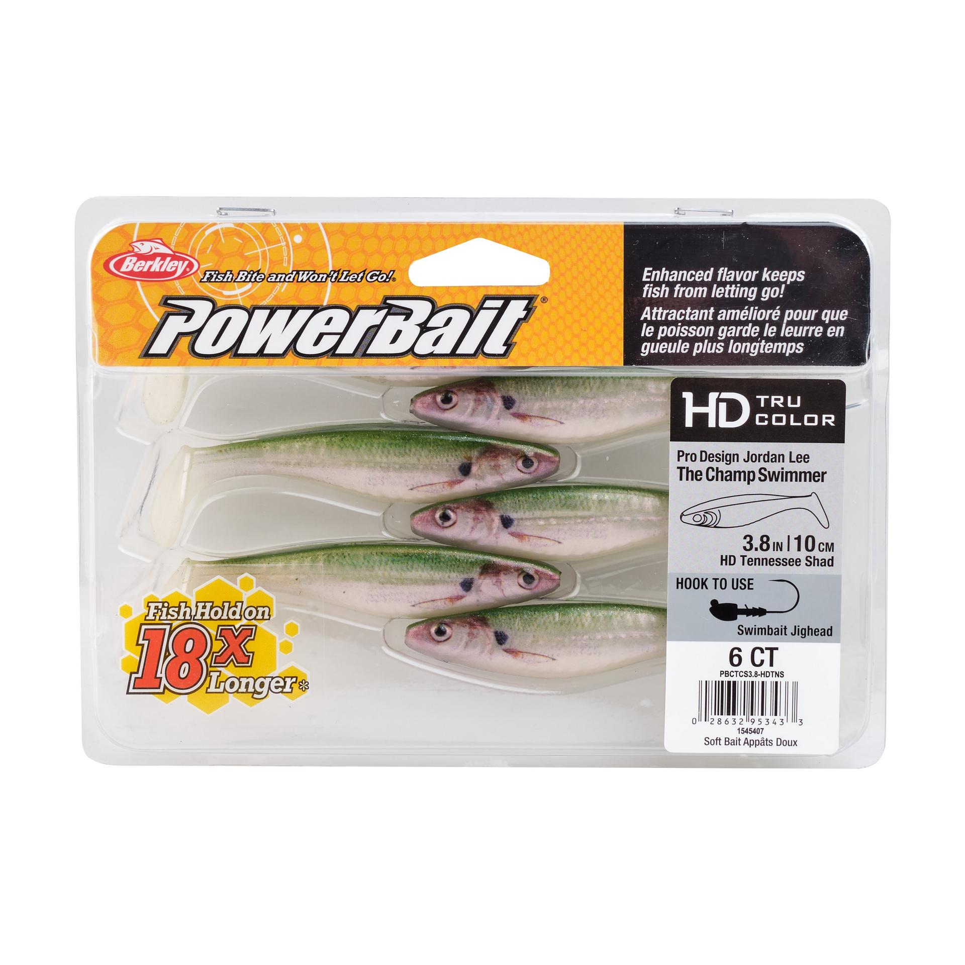 PowerBaitTheChampSwimmer HDTennesseeShad 3.8in PKG | Berkley Fishing