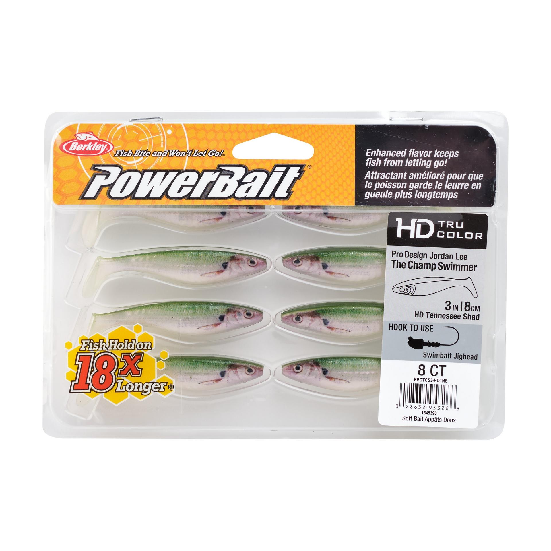 PowerBaitTheChampSwimmer HDTennesseeShad 3in PKG | Berkley Fishing