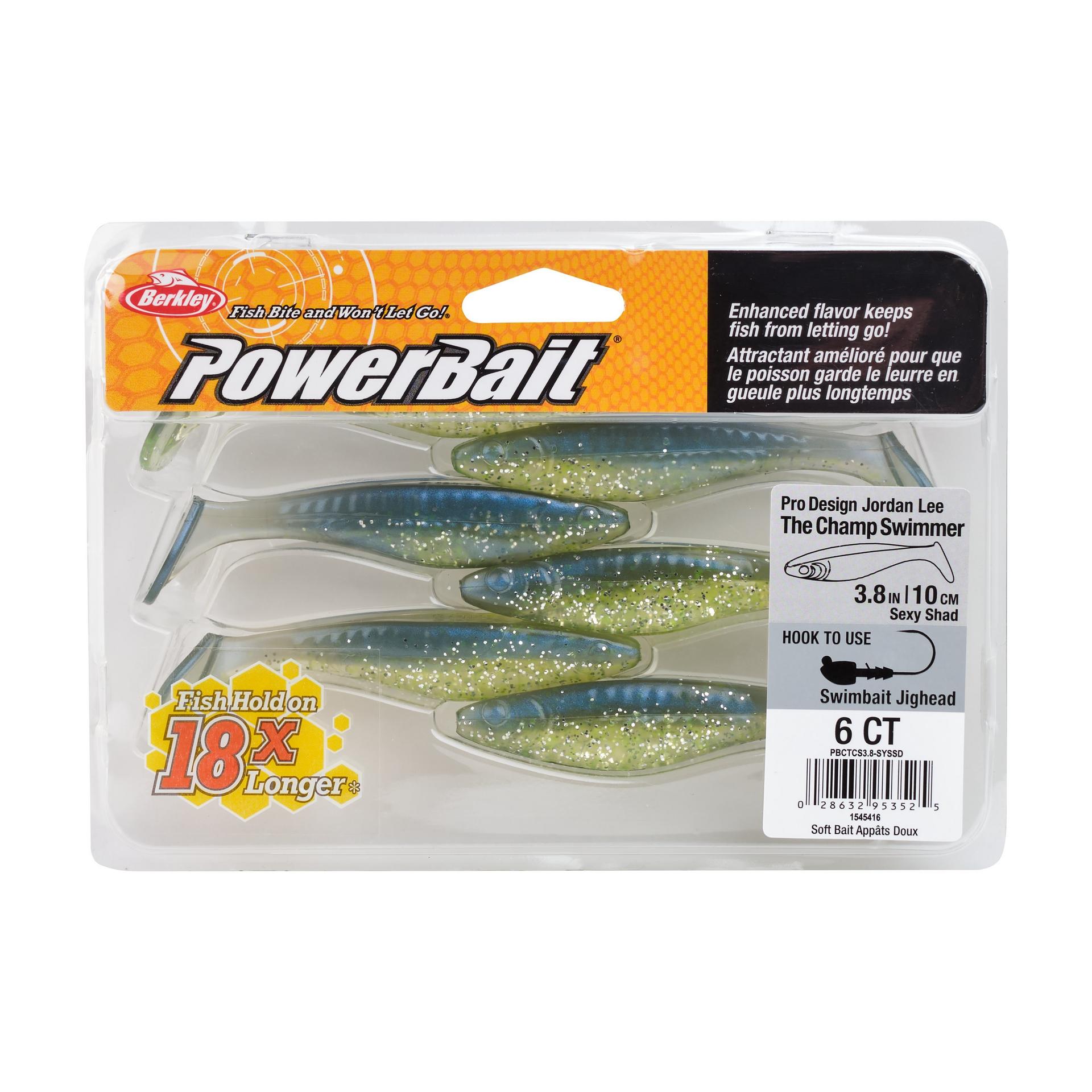 PowerBaitTheChampSwimmer SexyShad 3.8in PKG | Berkley Fishing