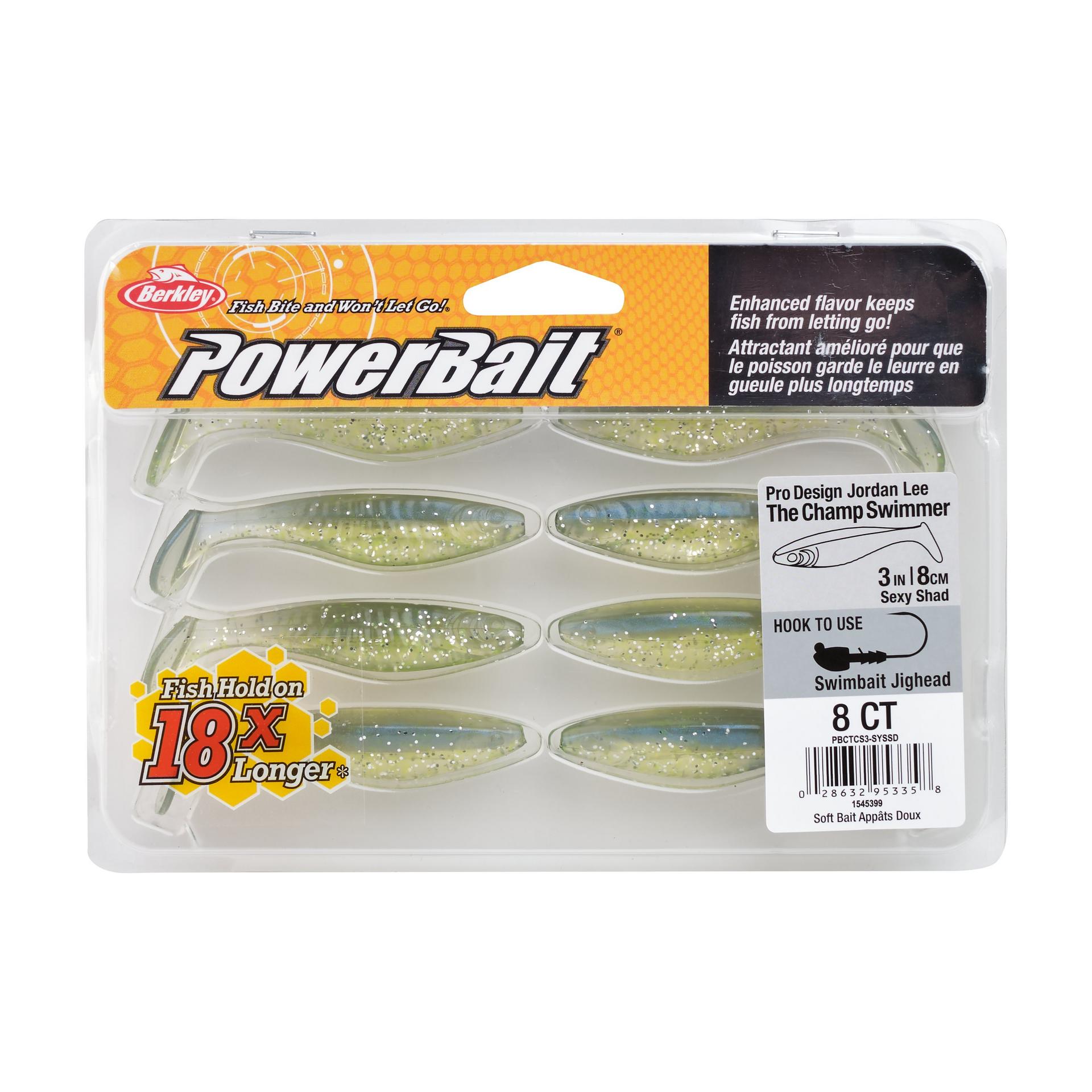 PowerBaitTheChampSwimmer SexyShad 3in PKG | Berkley Fishing